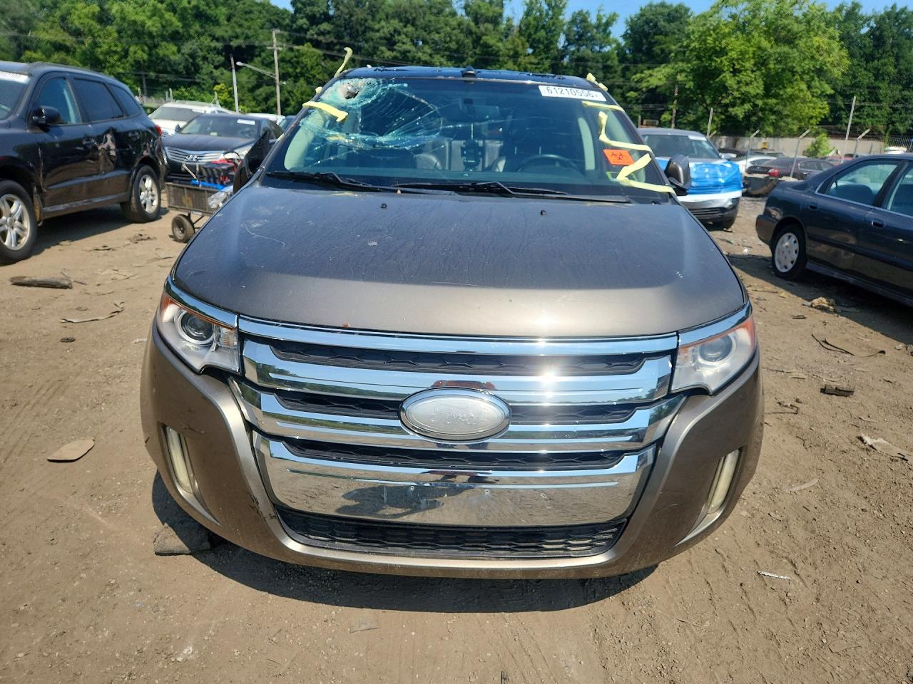 2013 Ford Edge Sel Gray vin: 2FMDK4JC0DBB73318