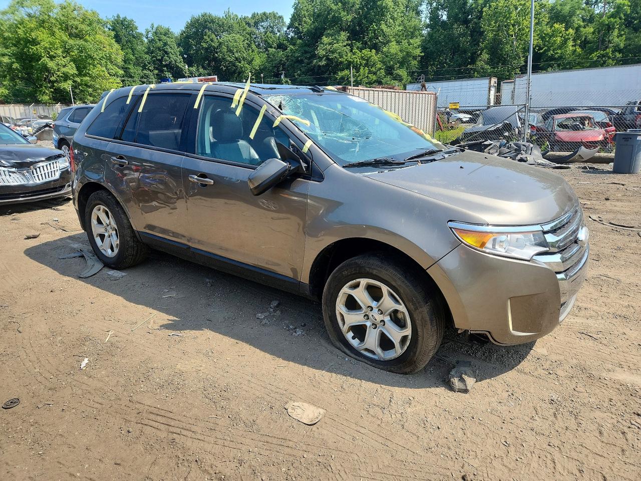 2013 Ford Edge Sel Gray vin: 2FMDK4JC0DBB73318