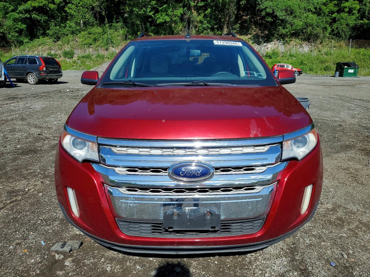 2013 Ford Edge Sel Red vin: 2FMDK4JC0DBB99580
