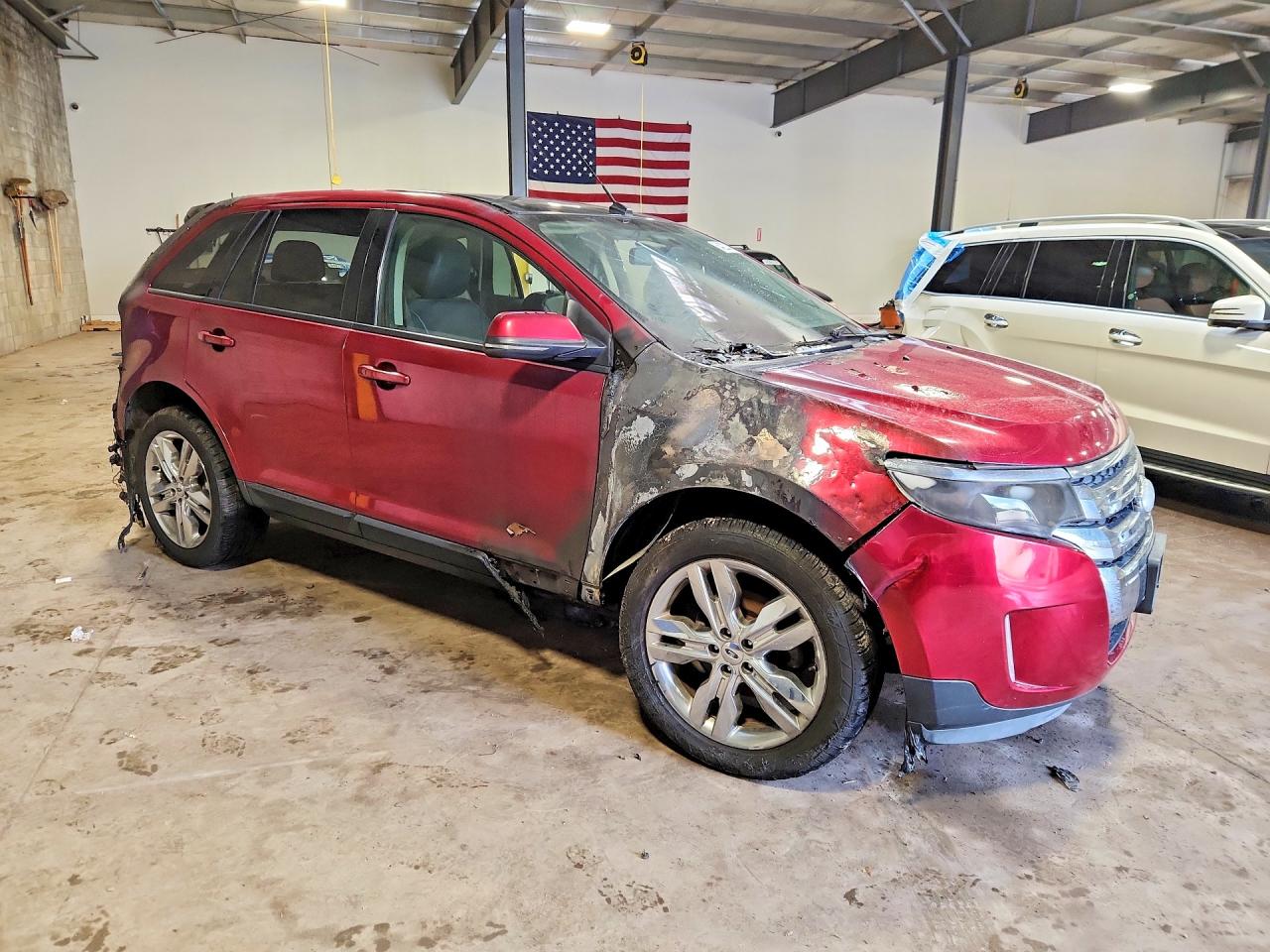 2013 Ford Edge Sel Бордовый vin: 2FMDK4JC0DBC32352