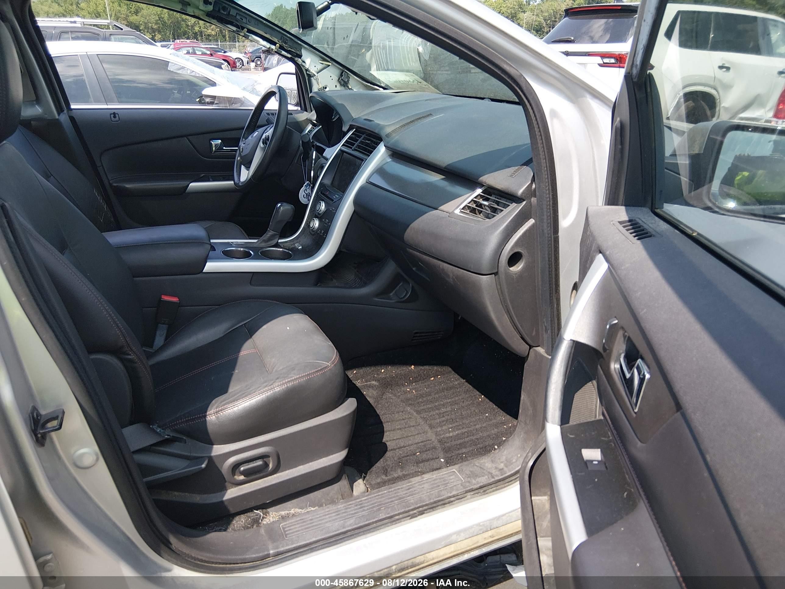 2013 Ford Edge Sel Silver vin: 2FMDK4JC0DBC41178