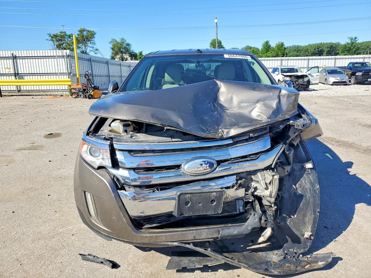 2013 Ford Edge Sel Gray vin: 2FMDK4JC0DBC66386
