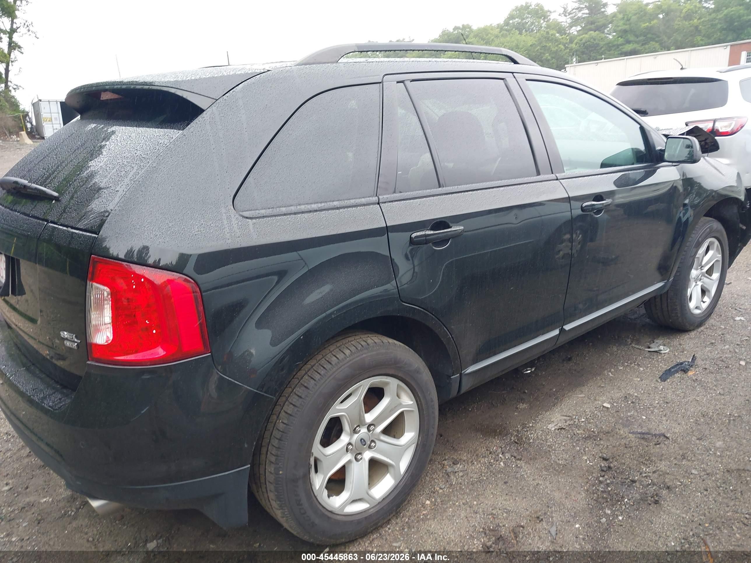 2013 Ford Edge Sel Black vin: 2FMDK4JC0DBE29666