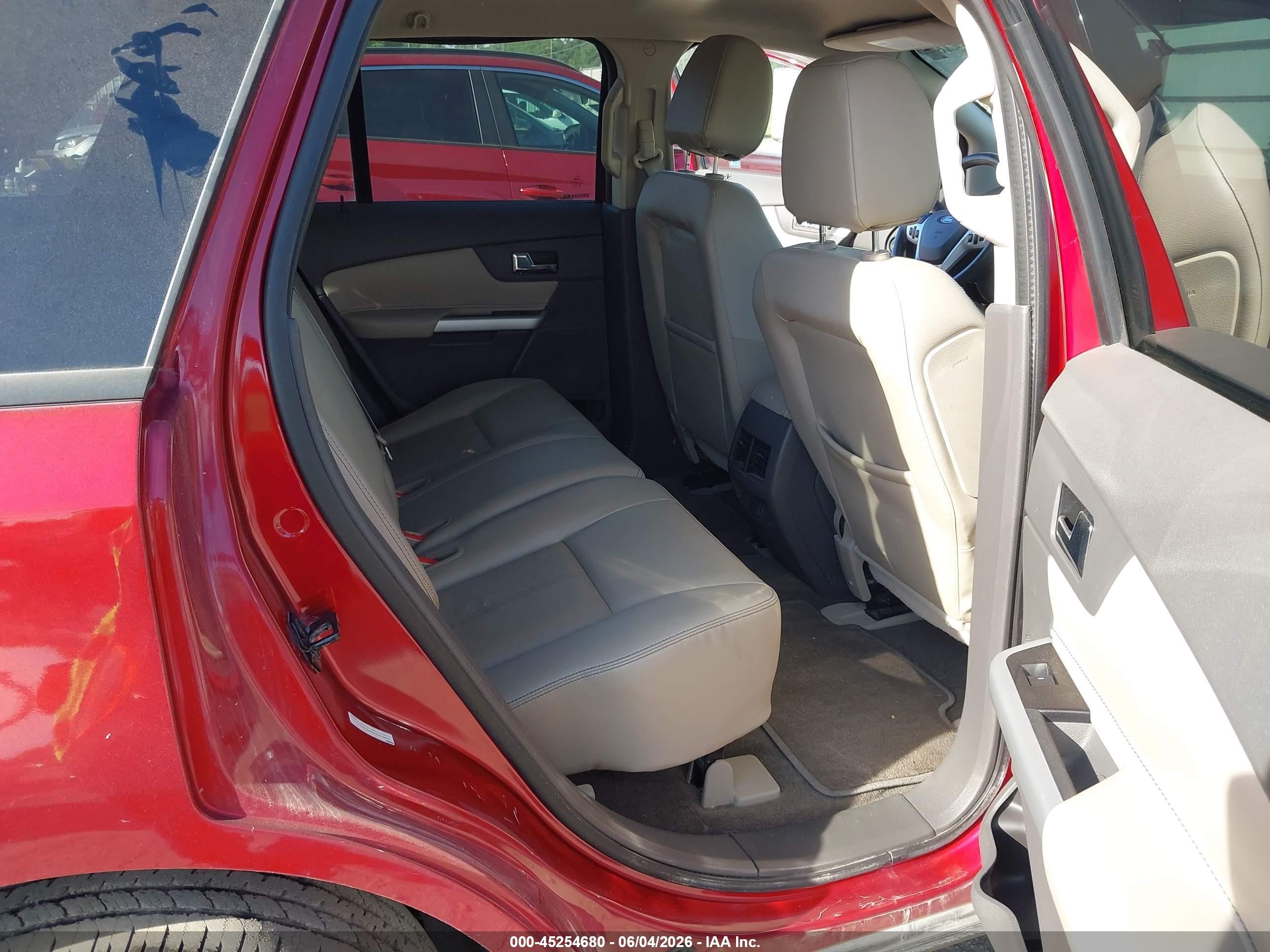 2014 Ford Edge Sel Красный vin: 2FMDK4JC0EBB13072
