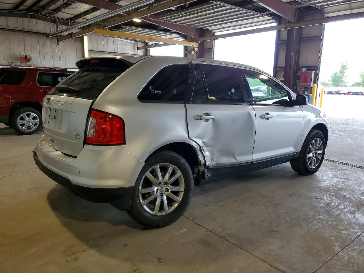 2014 Ford Edge Sel Серебряный vin: 2FMDK4JC0EBB36108