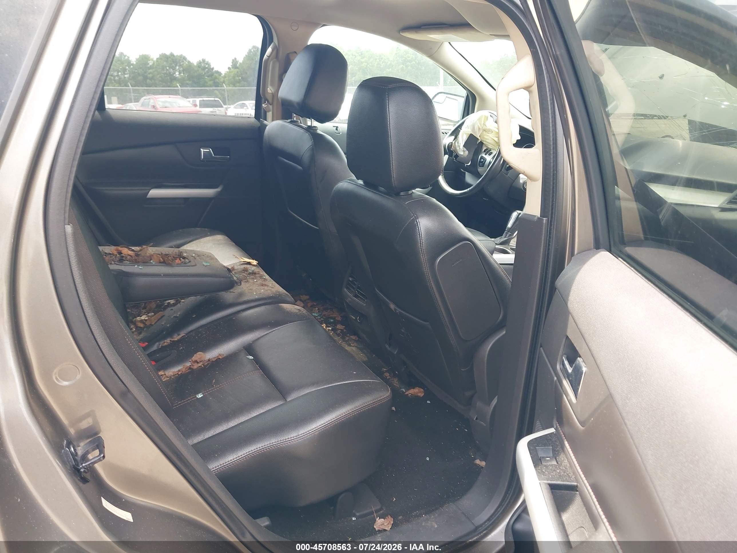 2014 Ford Edge Sel Brown vin: 2FMDK4JC0EBB46007