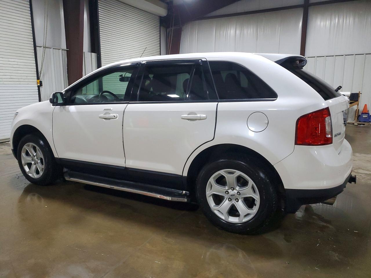 2014 Ford Edge Sel White vin: 2FMDK4JC0EBB53619