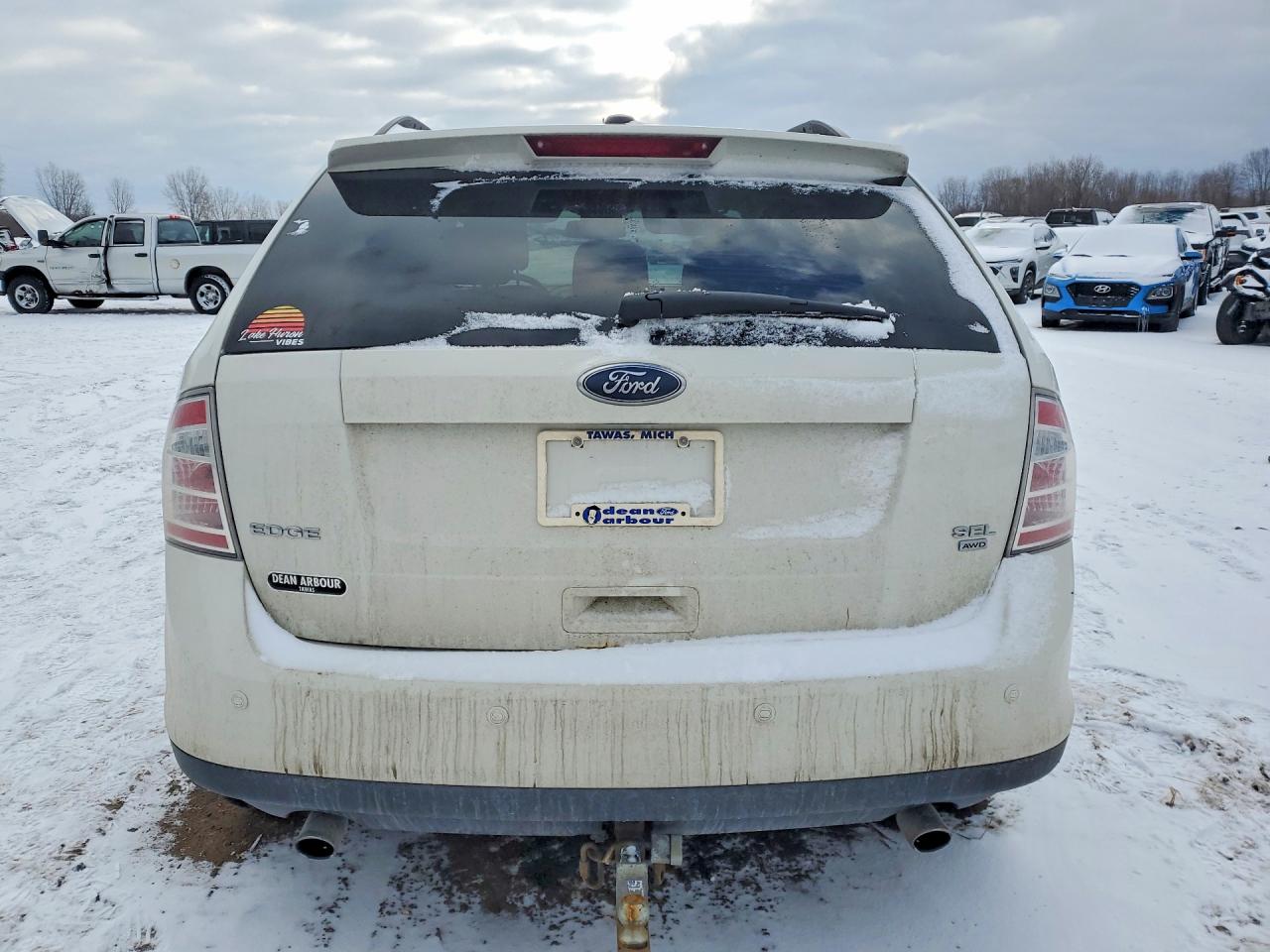 2010 Ford Edge Sel White vin: 2FMDK4JC1ABA05392