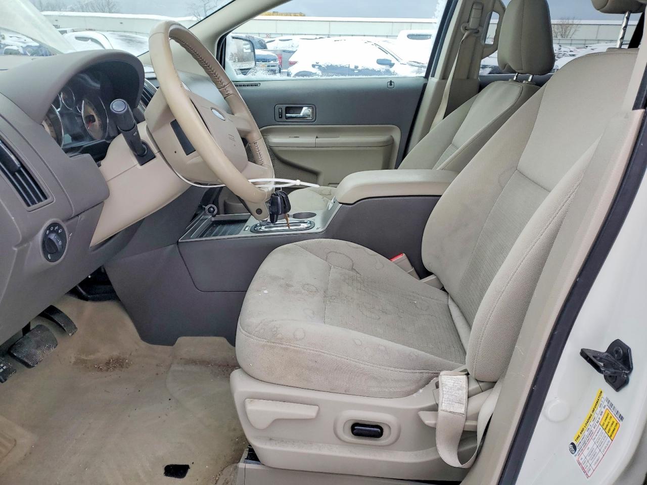 2010 Ford Edge Sel White vin: 2FMDK4JC1ABA05392