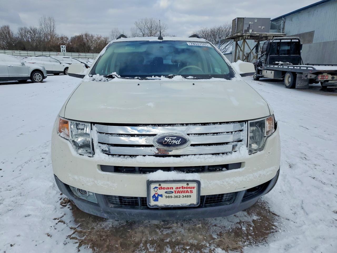 2010 Ford Edge Sel White vin: 2FMDK4JC1ABA05392