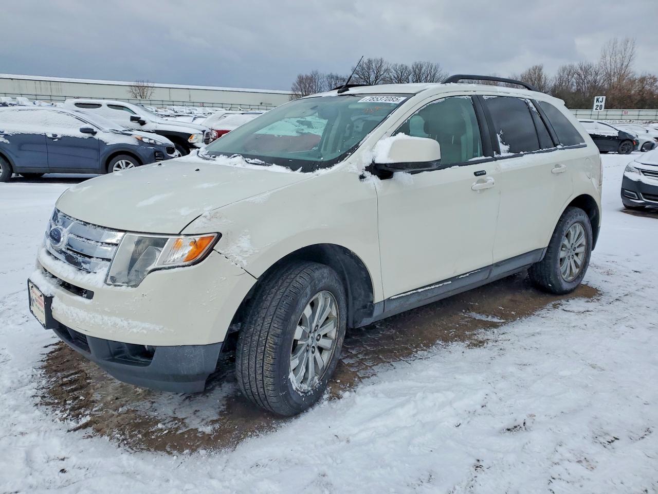 2010 Ford Edge Sel White vin: 2FMDK4JC1ABA05392