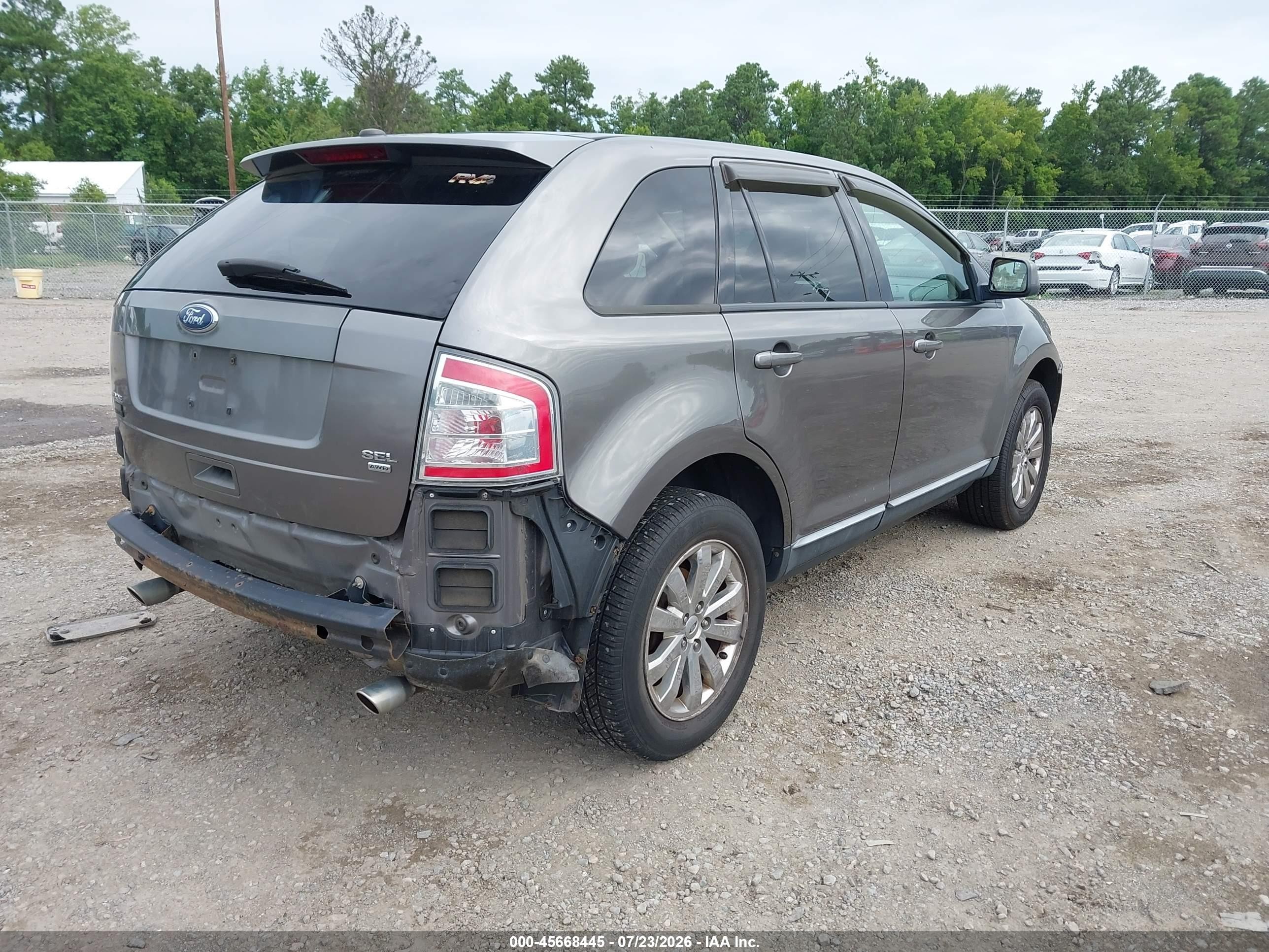 2010 Ford Edge Sel Gray vin: 2FMDK4JC1ABA75961