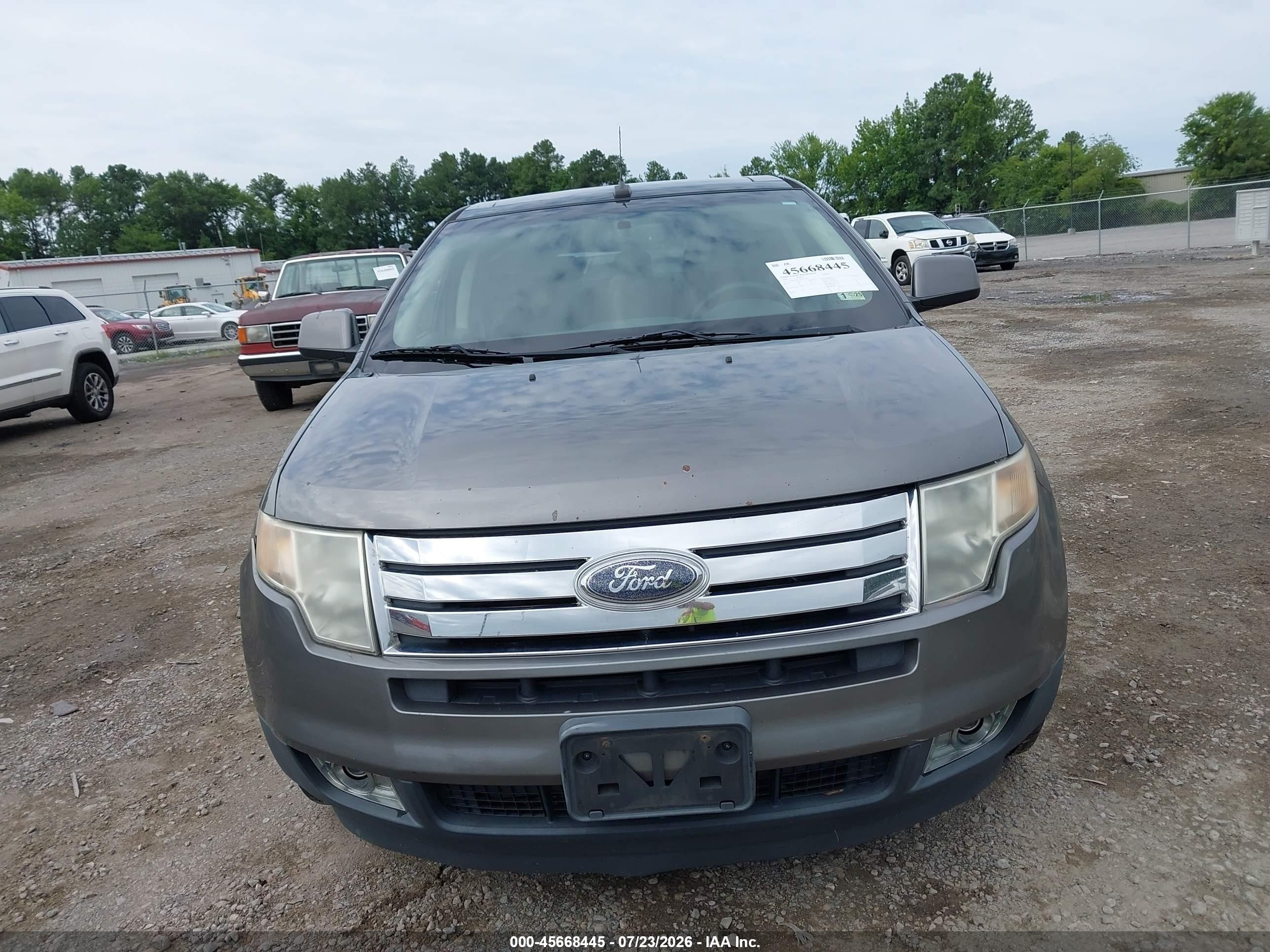 2010 Ford Edge Sel Gray vin: 2FMDK4JC1ABA75961