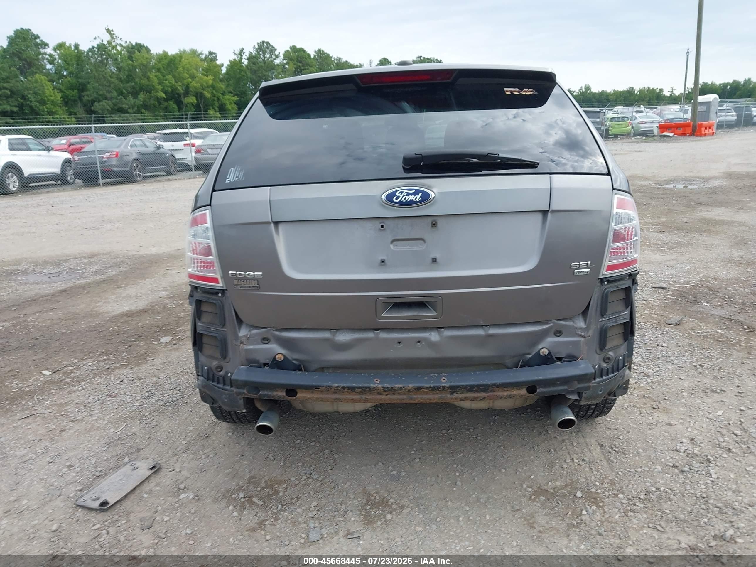 2010 Ford Edge Sel Gray vin: 2FMDK4JC1ABA75961