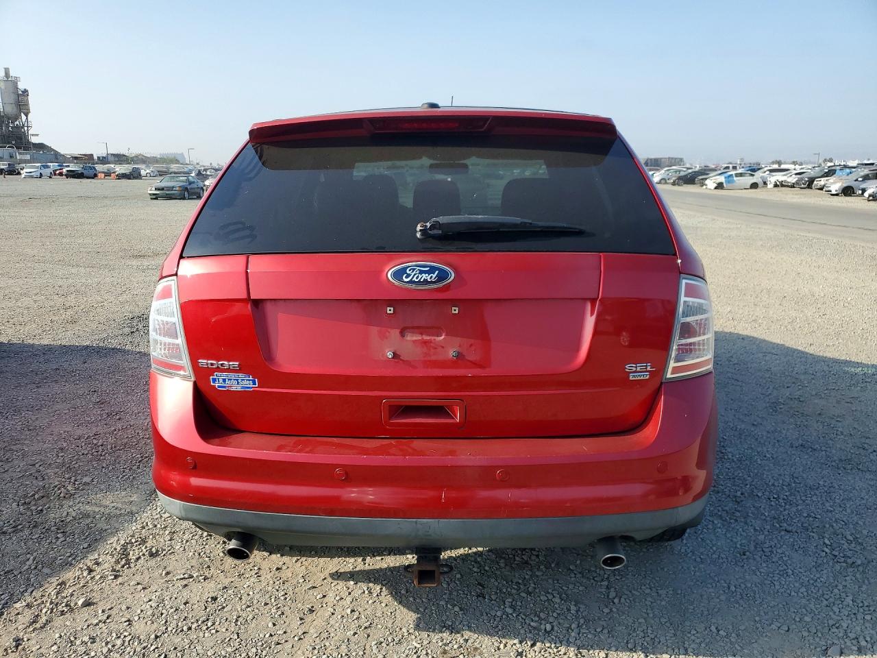 2010 Ford Edge Sel Red vin: 2FMDK4JC1ABB70424