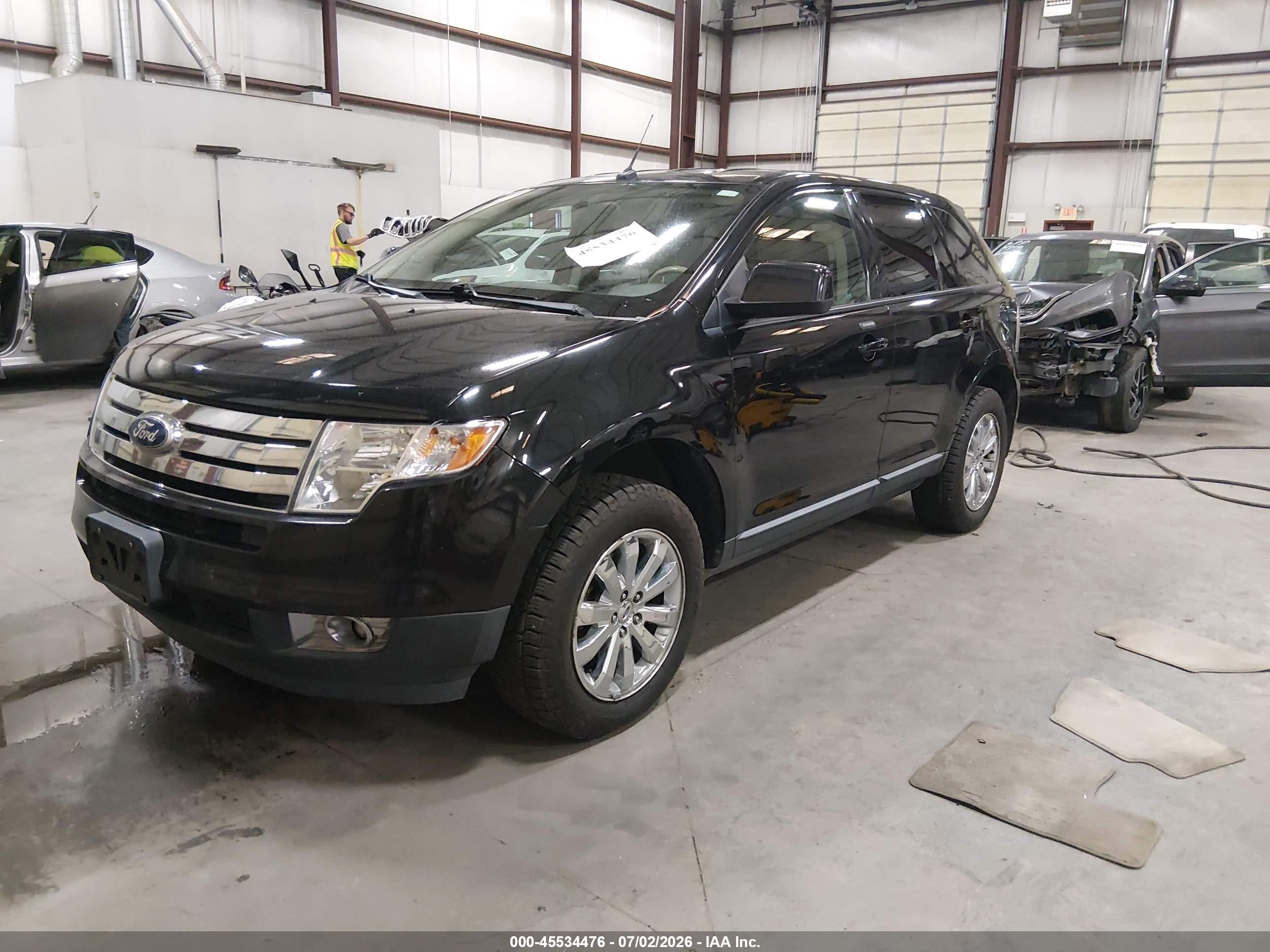 2010 Ford Edge Sel Black vin: 2FMDK4JC1ABB74327