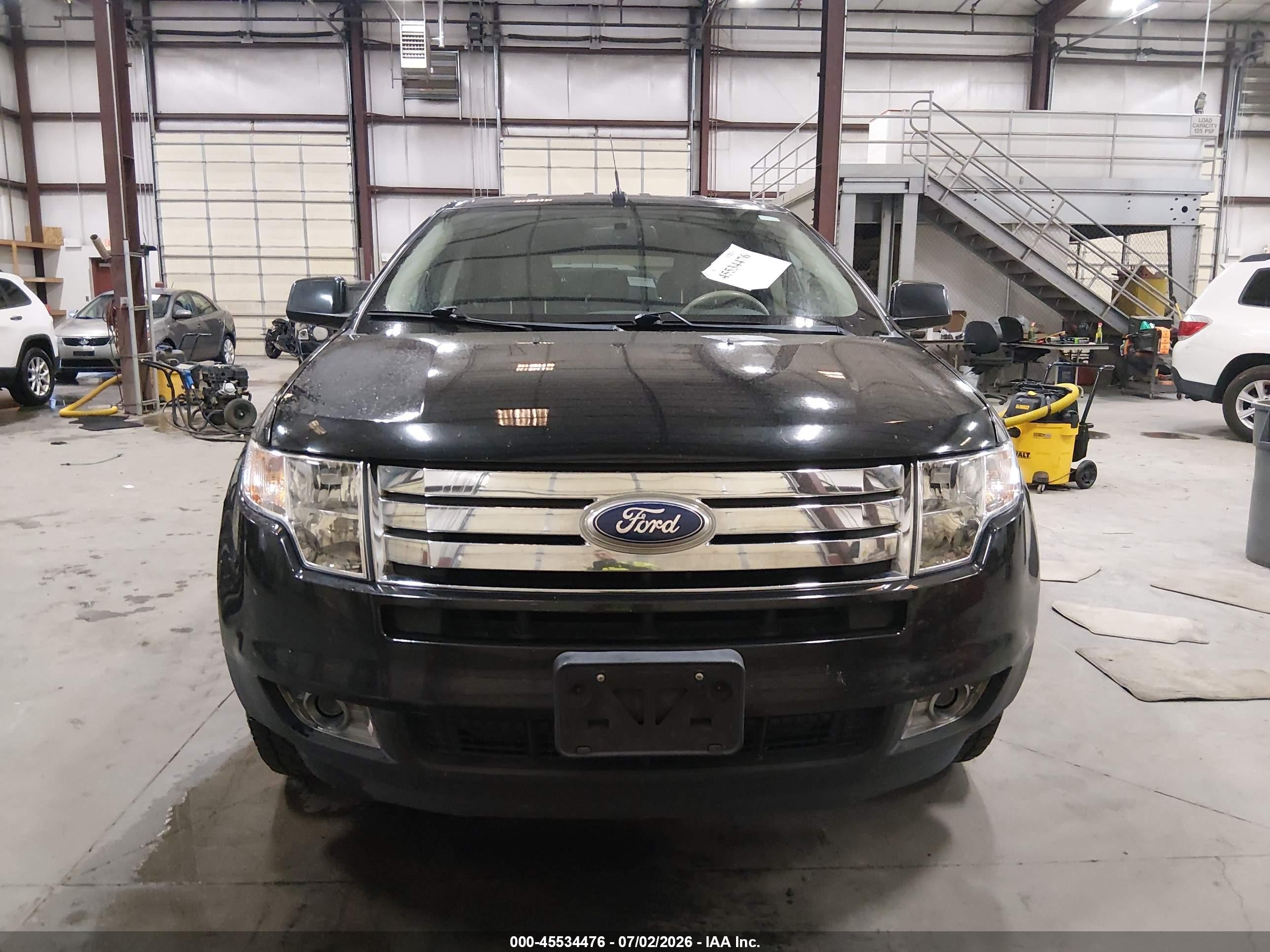 2010 Ford Edge Sel Black vin: 2FMDK4JC1ABB74327