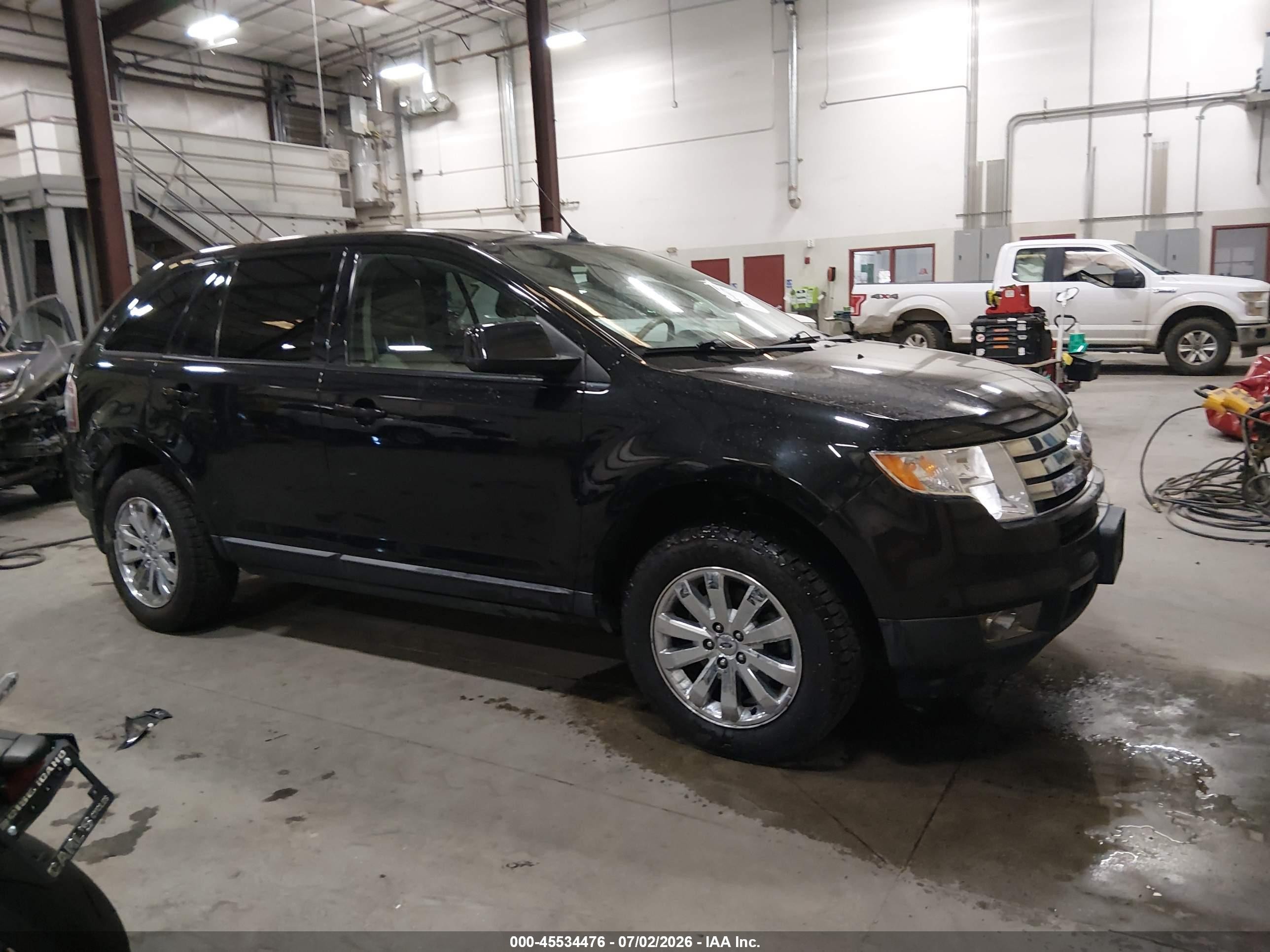 2010 Ford Edge Sel Black vin: 2FMDK4JC1ABB74327