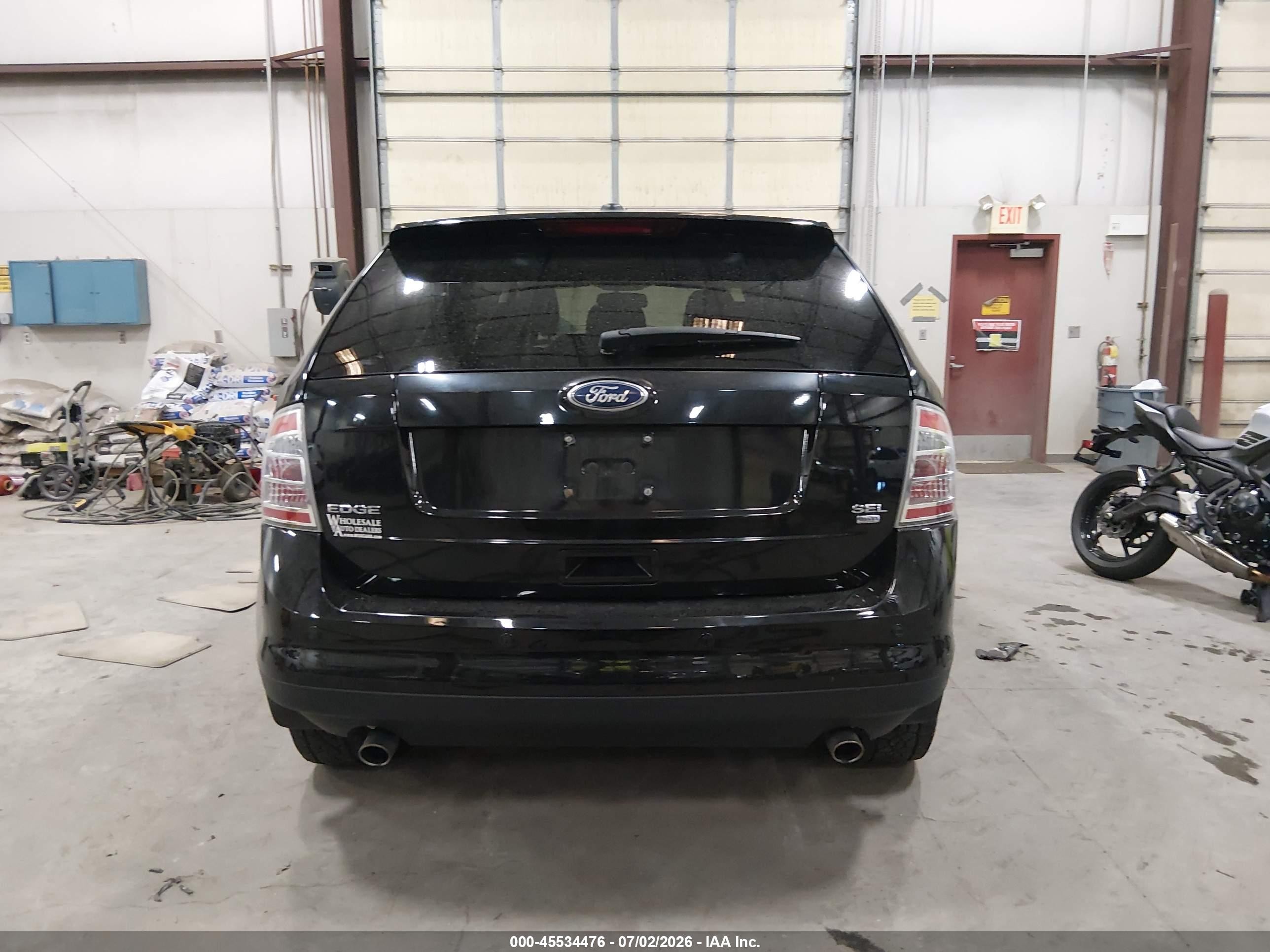 2010 Ford Edge Sel Black vin: 2FMDK4JC1ABB74327