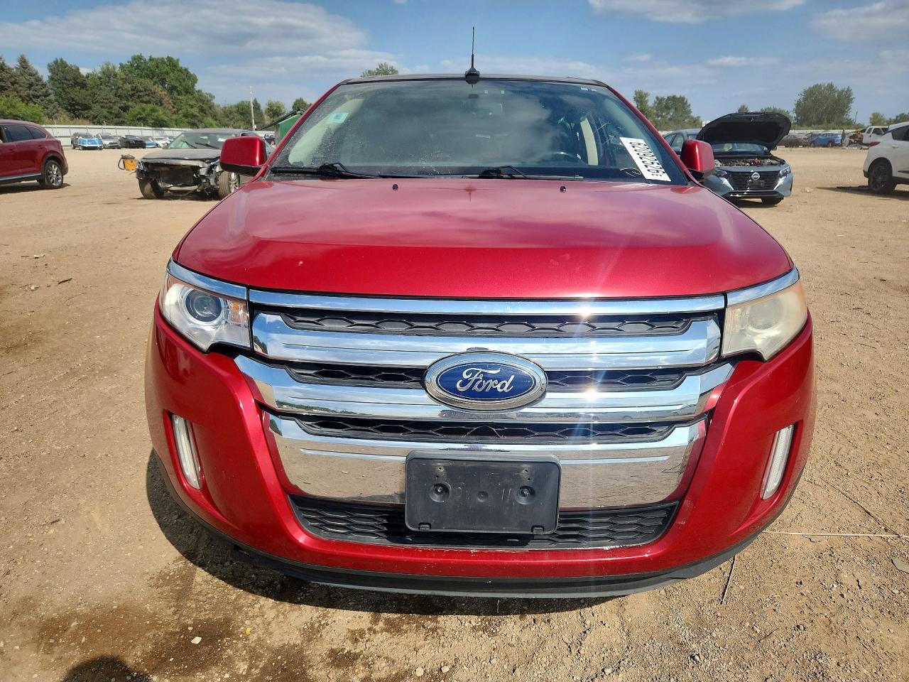 2011 Ford Edge Sel Red vin: 2FMDK4JC1BBA15745