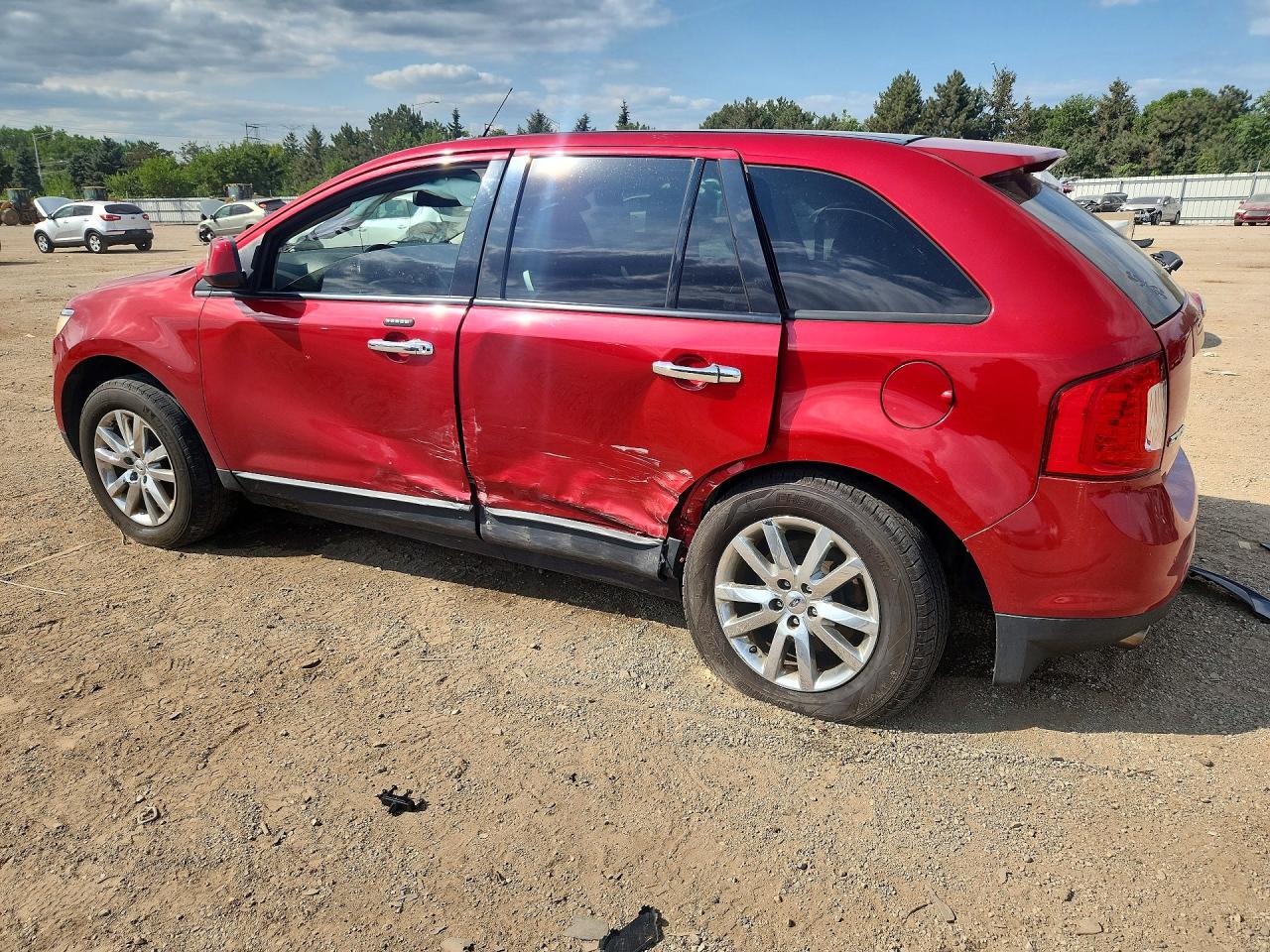 2011 Ford Edge Sel Red vin: 2FMDK4JC1BBA15745