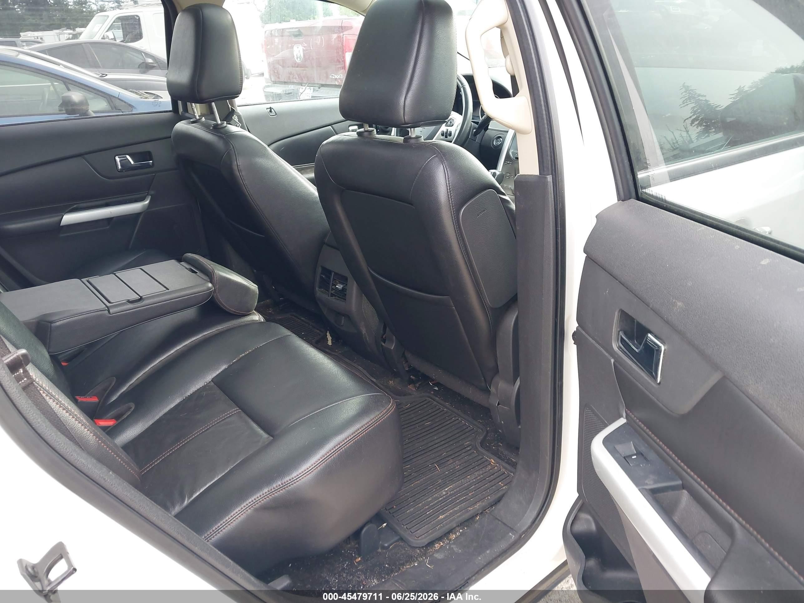 2011 Ford Edge Sel White vin: 2FMDK4JC1BBA24171