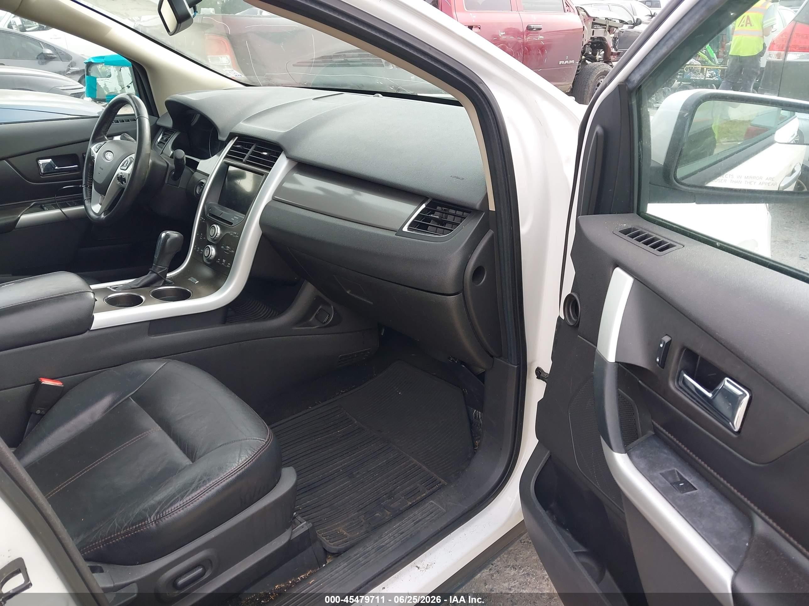 2011 Ford Edge Sel White vin: 2FMDK4JC1BBA24171