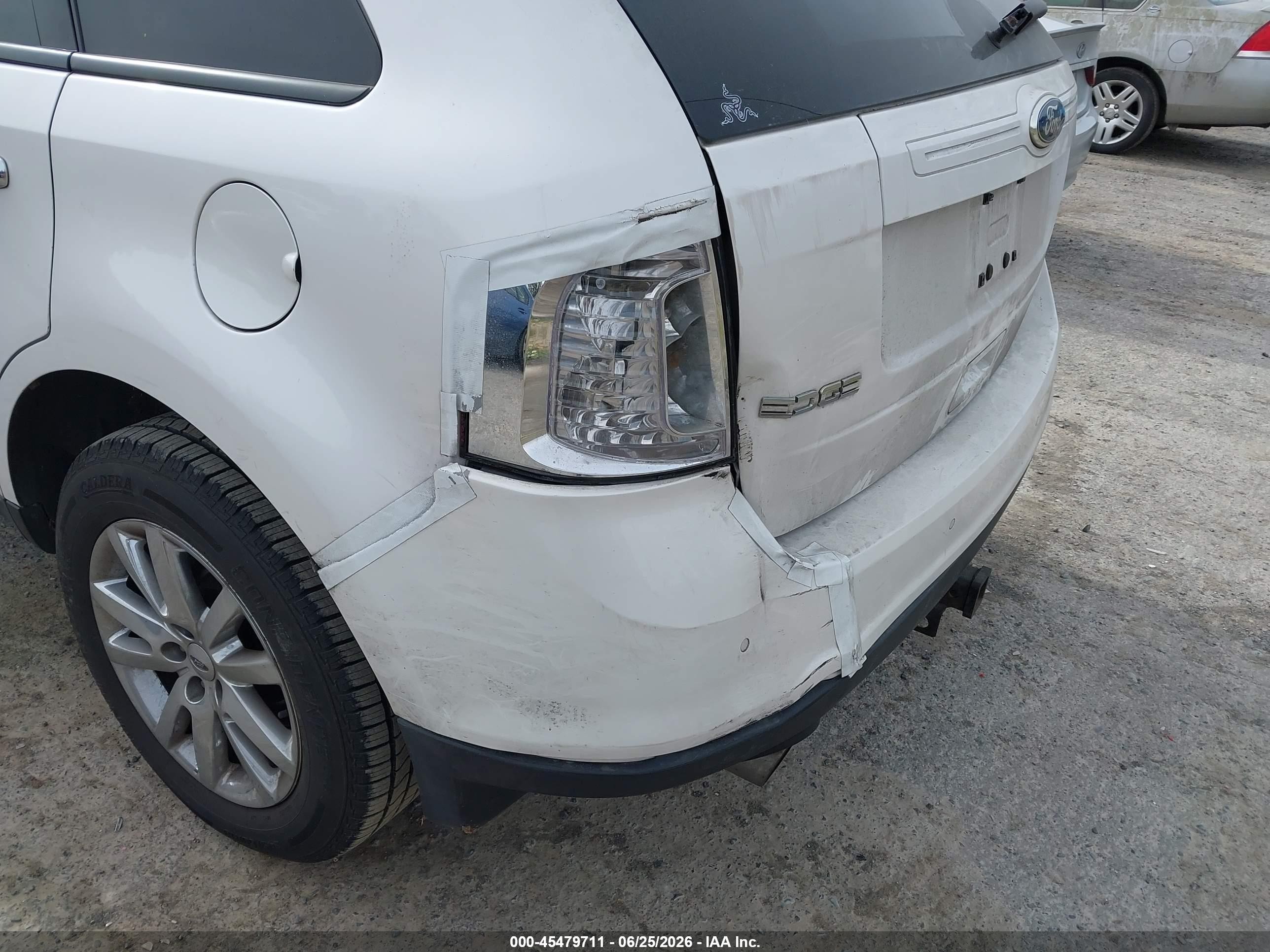 2011 Ford Edge Sel White vin: 2FMDK4JC1BBA24171