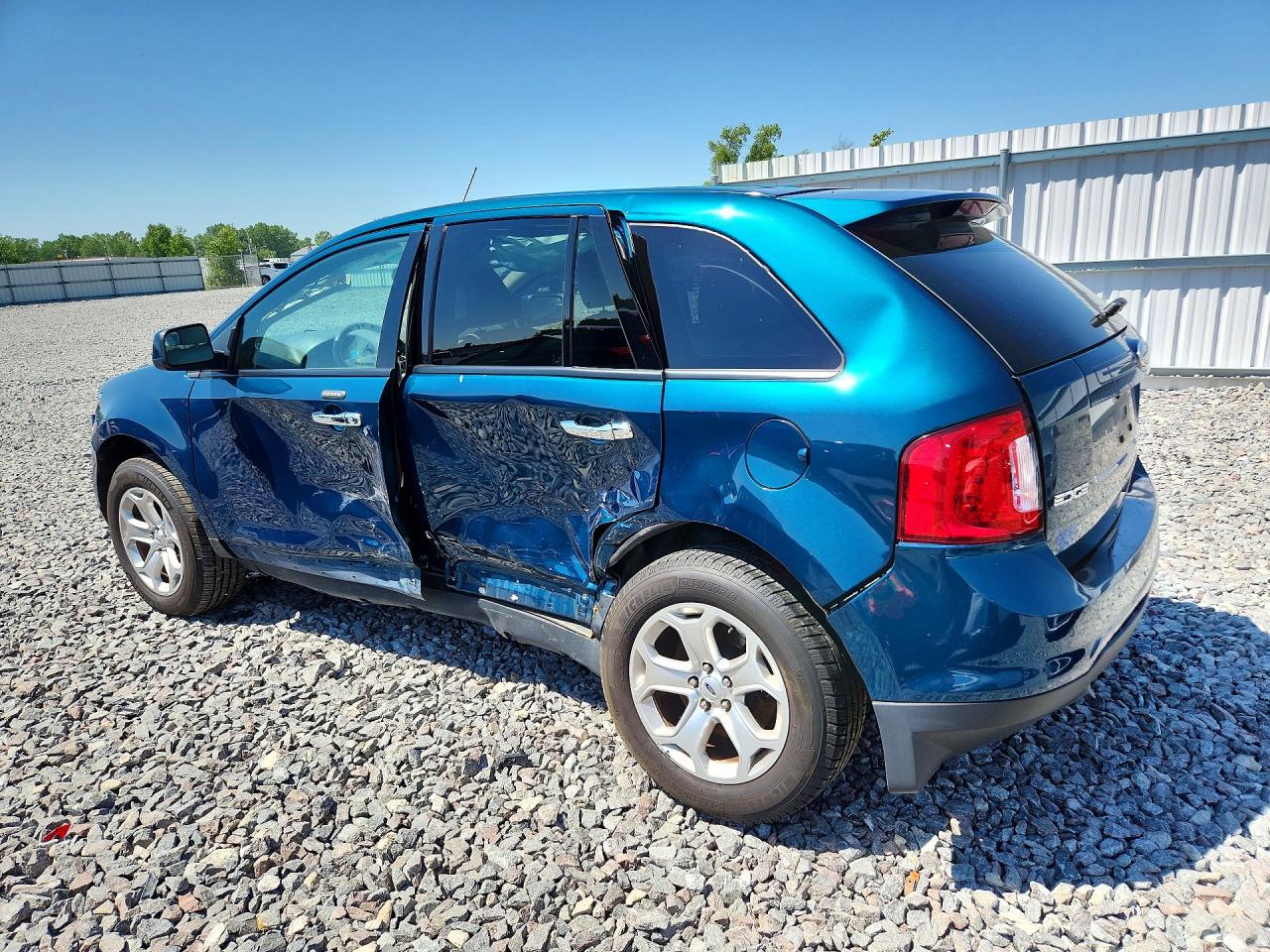 2011 Ford Edge Sel Teal vin: 2FMDK4JC1BBA45831
