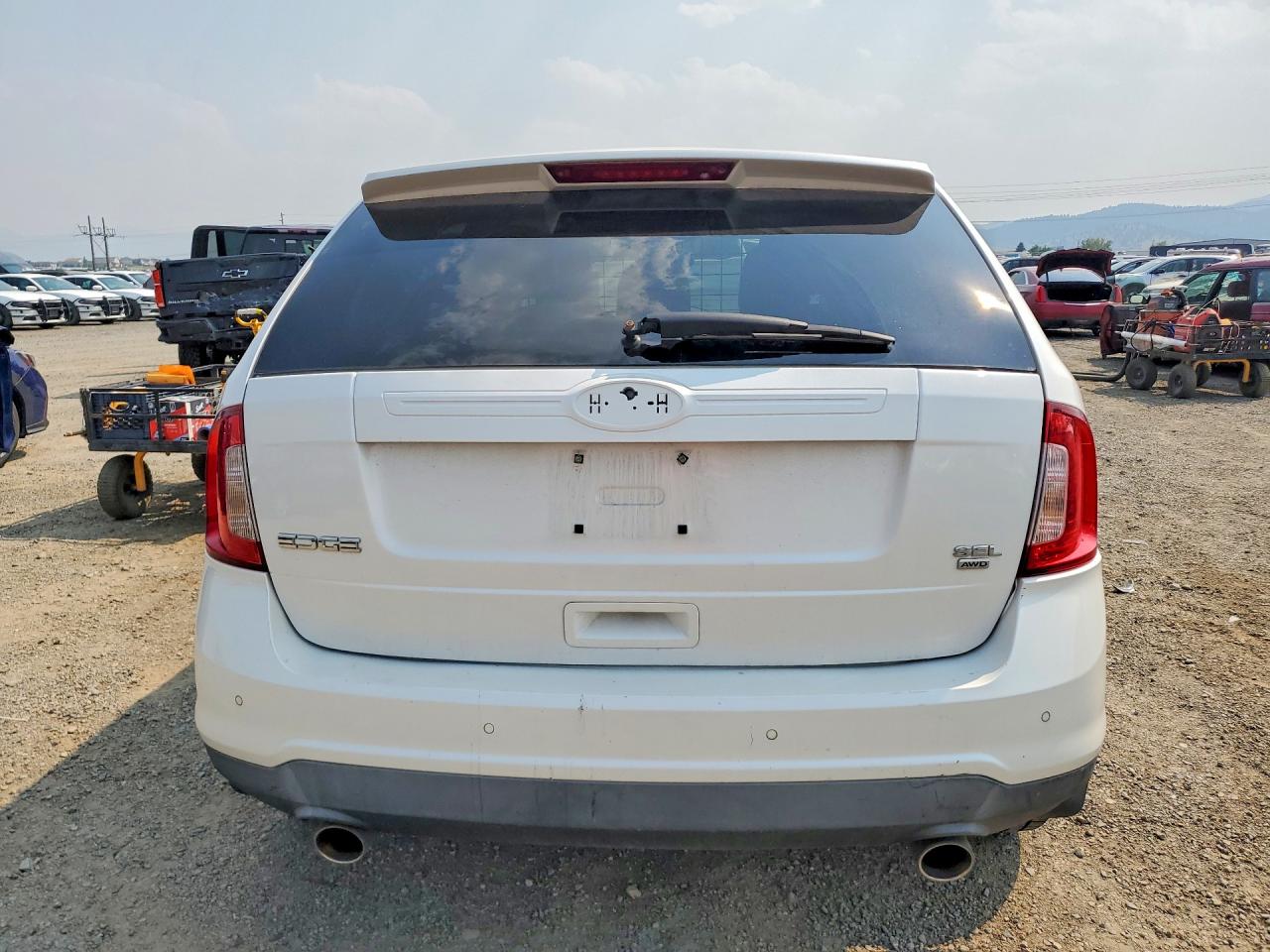 2011 Ford Edge Sel White vin: 2FMDK4JC1BBA48597