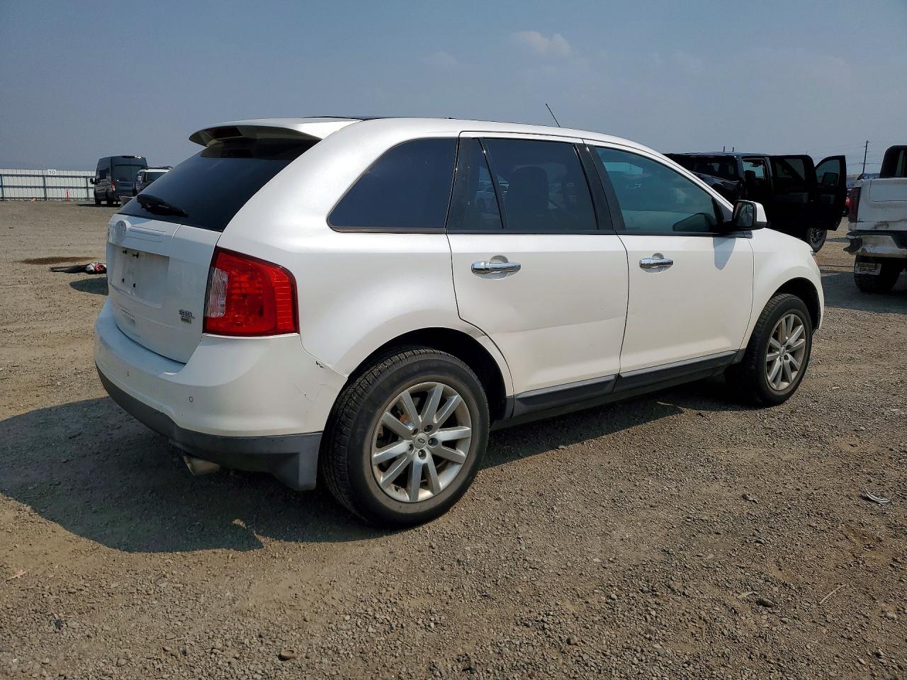 2011 Ford Edge Sel White vin: 2FMDK4JC1BBA48597