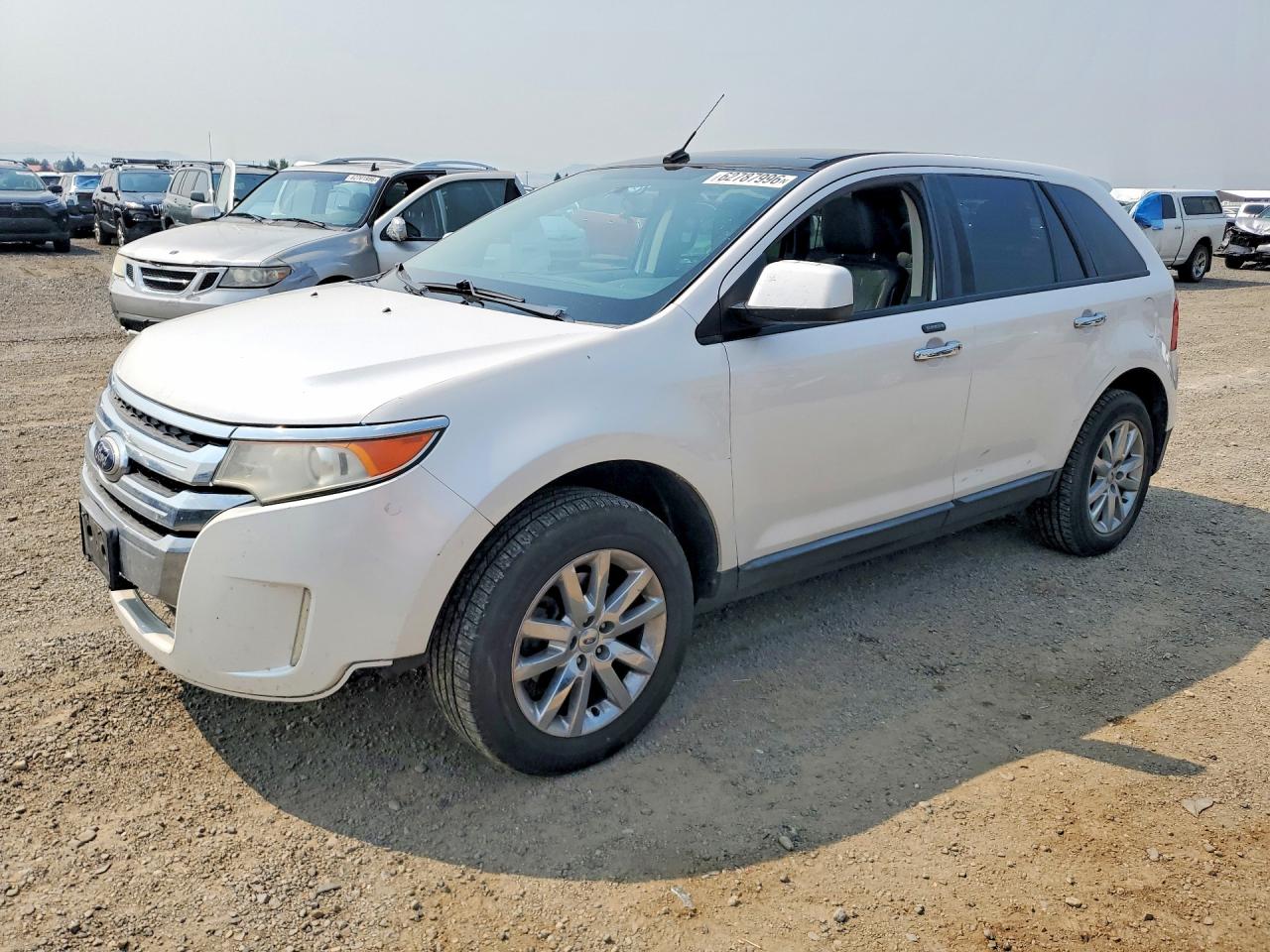 2011 Ford Edge Sel White vin: 2FMDK4JC1BBA48597