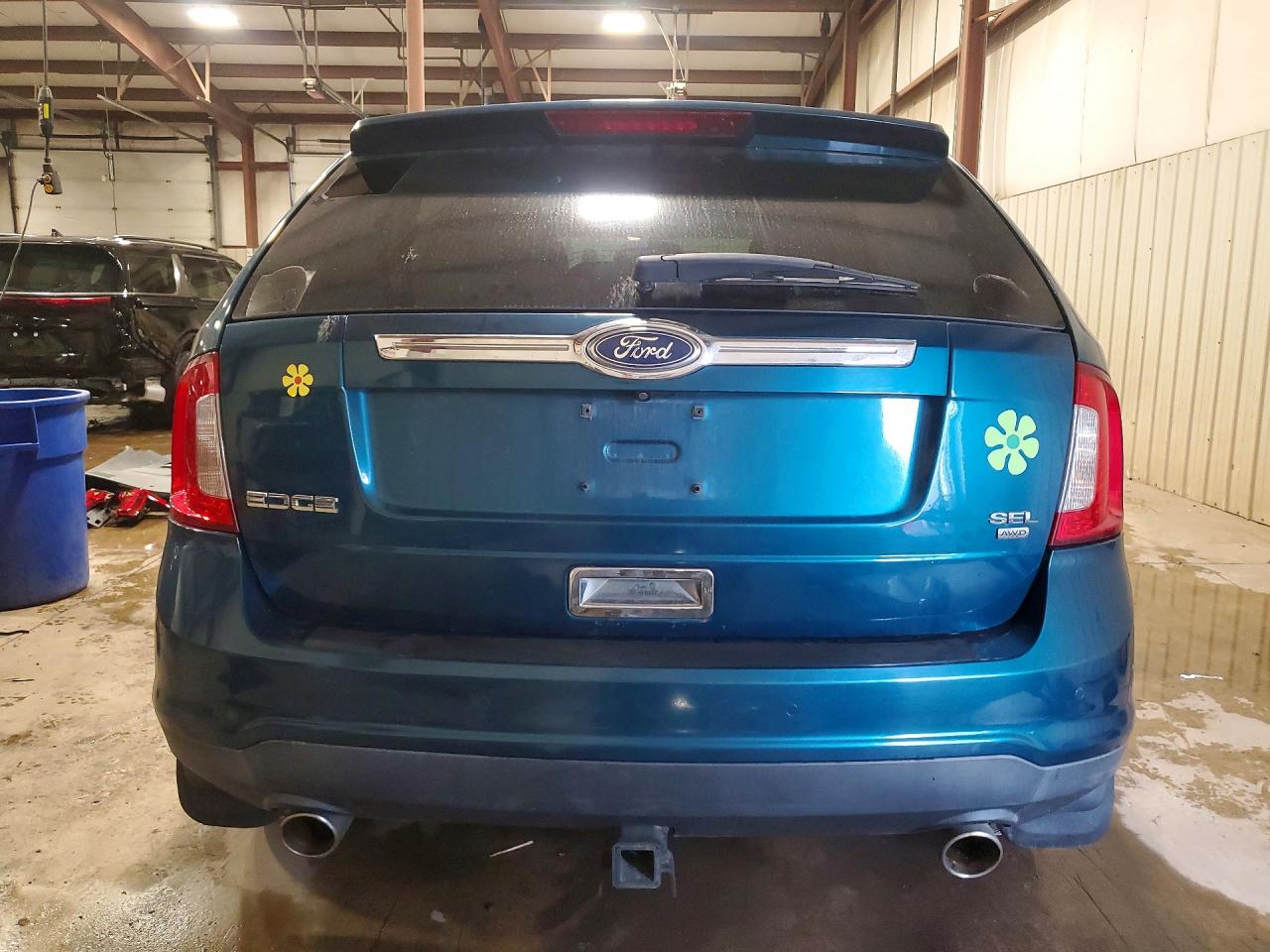 2011 Ford Edge Sel Teal vin: 2FMDK4JC1BBB49705