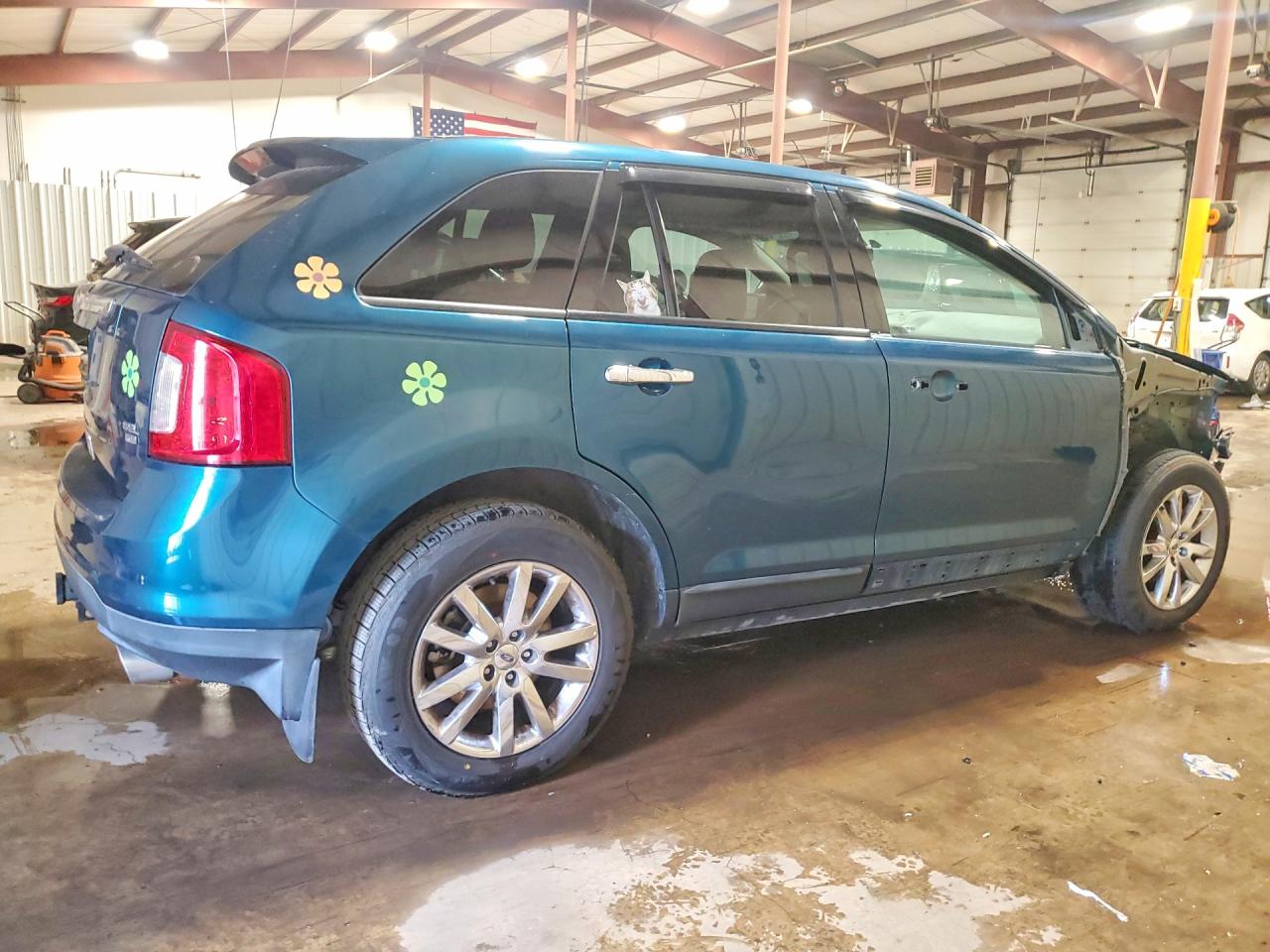 2011 Ford Edge Sel Teal vin: 2FMDK4JC1BBB49705