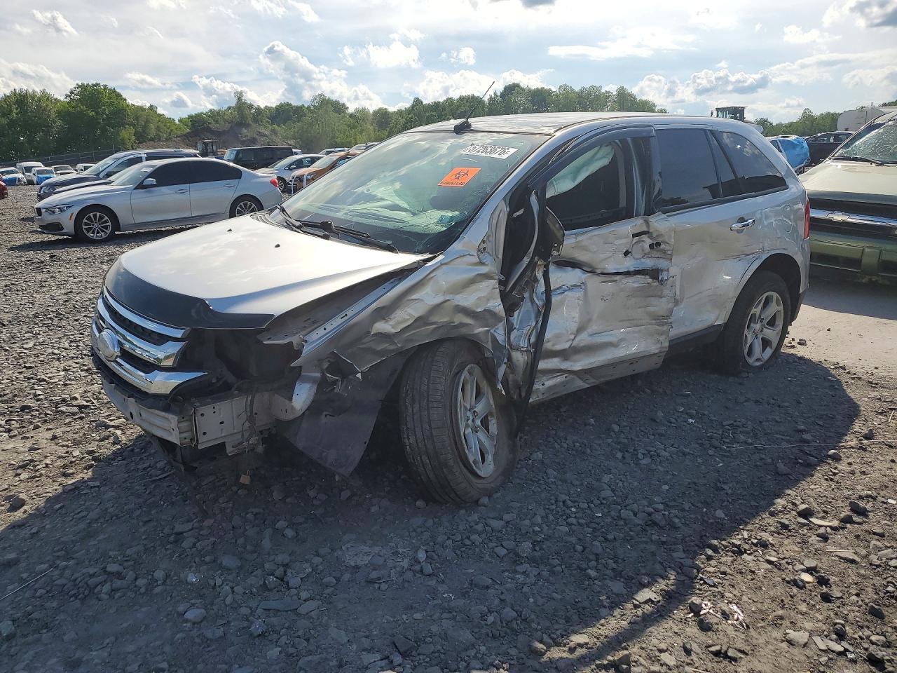 2011 Ford Edge Sel Silver vin: 2FMDK4JC1BBB57951
