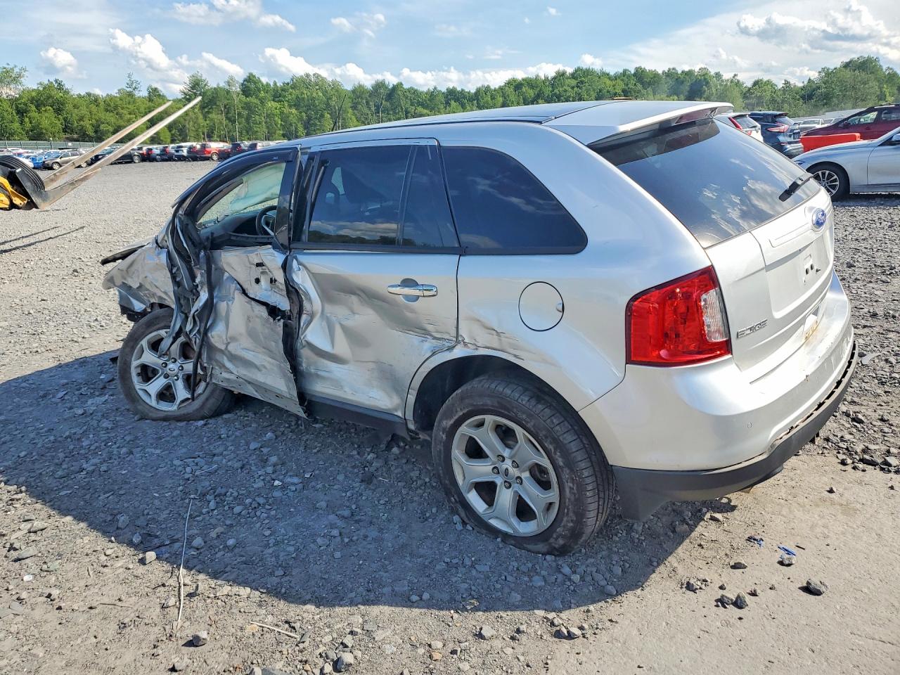 2011 Ford Edge Sel Silver vin: 2FMDK4JC1BBB57951