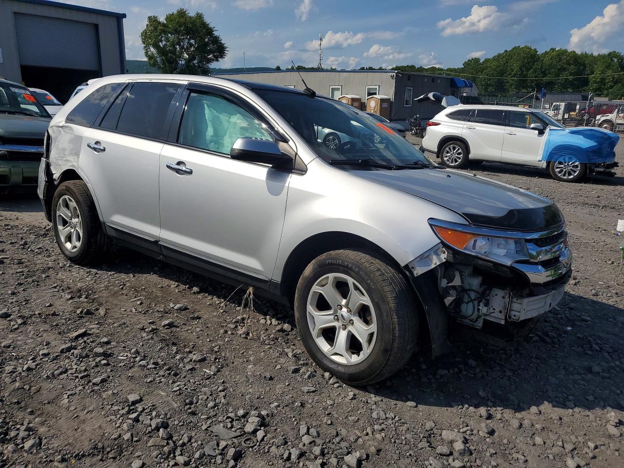 2011 Ford Edge Sel Silver vin: 2FMDK4JC1BBB57951