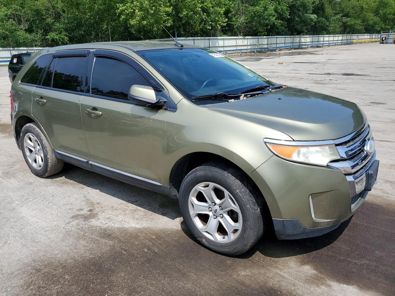 2012 Ford Edge Sel Green vin: 2FMDK4JC1CBA11955