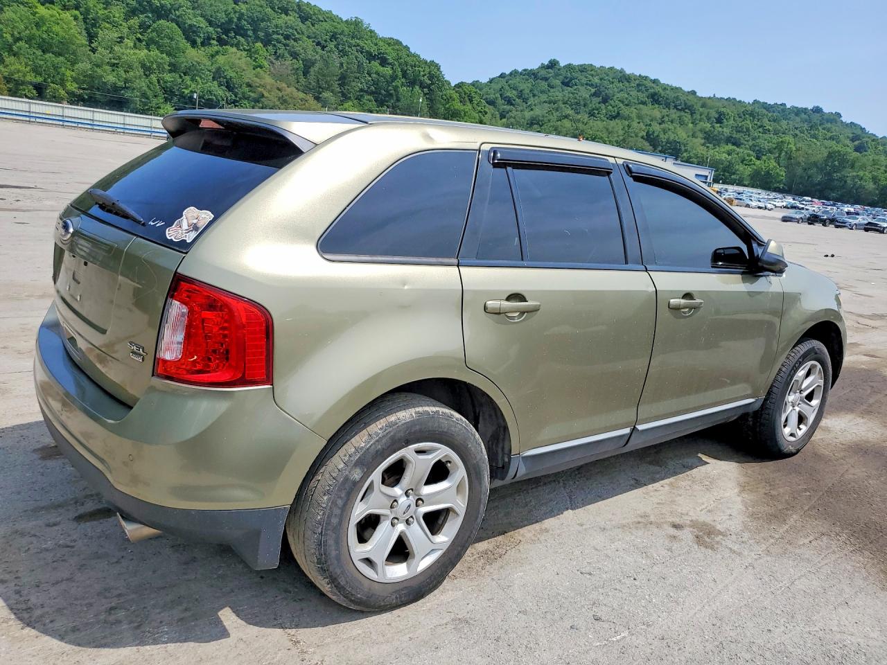 2012 Ford Edge Sel Green vin: 2FMDK4JC1CBA11955