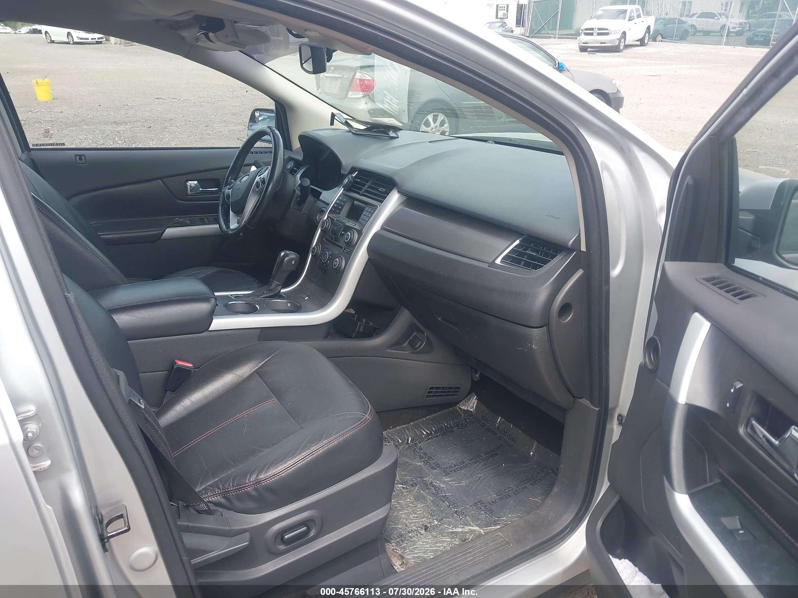 2012 Ford Edge Sel Silver vin: 2FMDK4JC1CBA44745