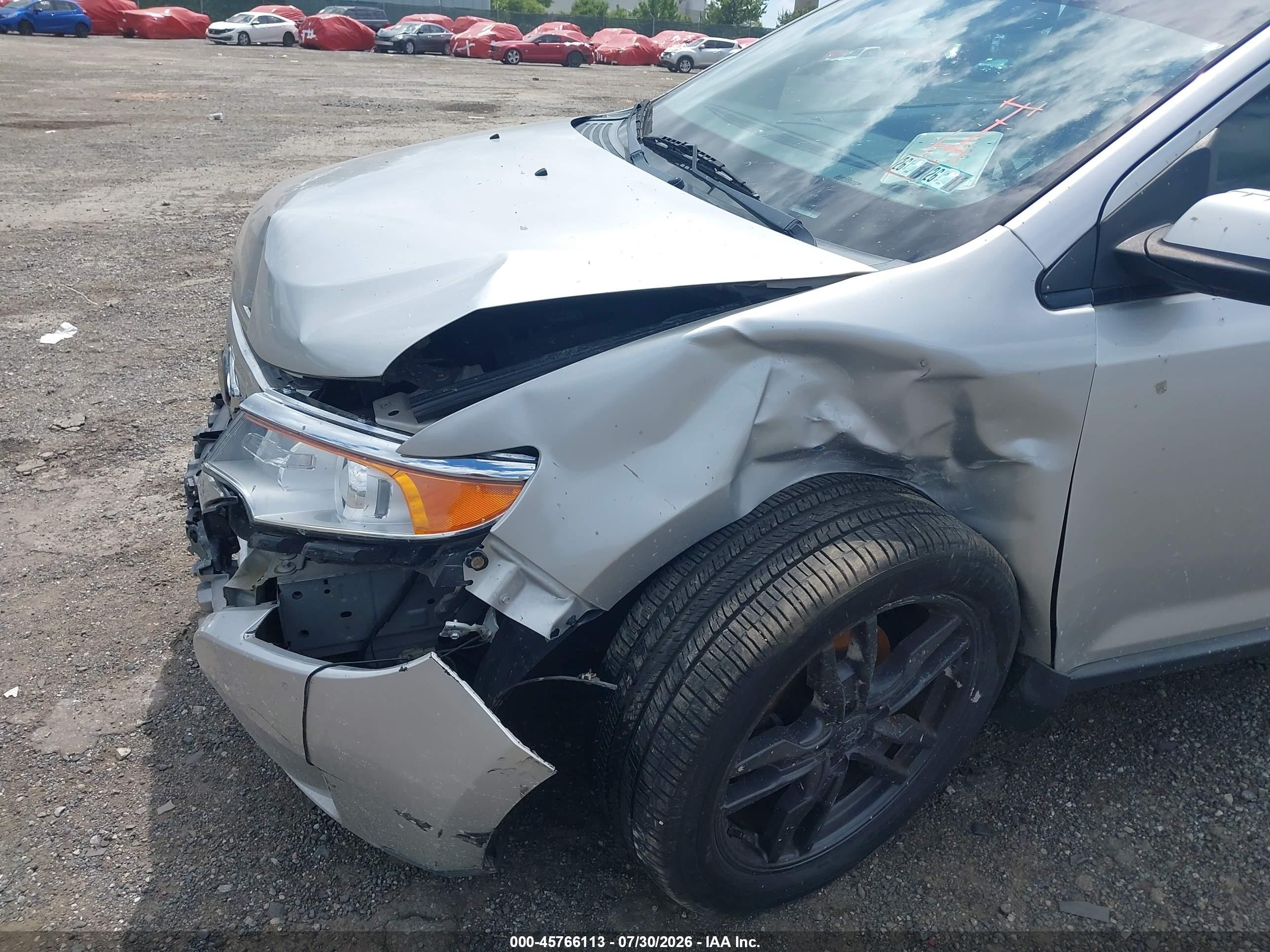 2012 Ford Edge Sel Silver vin: 2FMDK4JC1CBA44745