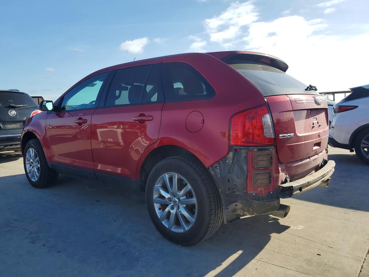2012 Ford Edge Sel Red vin: 2FMDK4JC1CBA70536