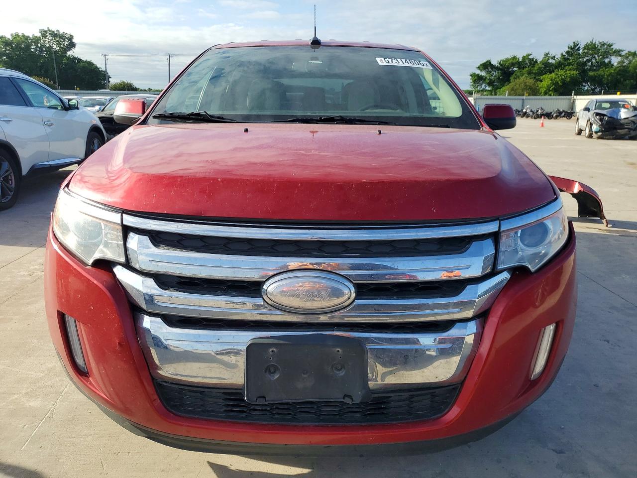 2012 Ford Edge Sel Red vin: 2FMDK4JC1CBA70536