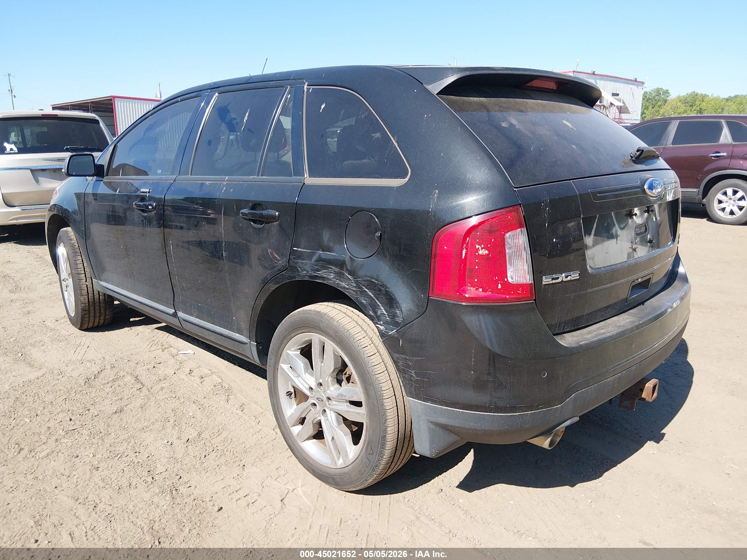 2012 Ford Edge Sel Black vin: 2FMDK4JC1CBA78345