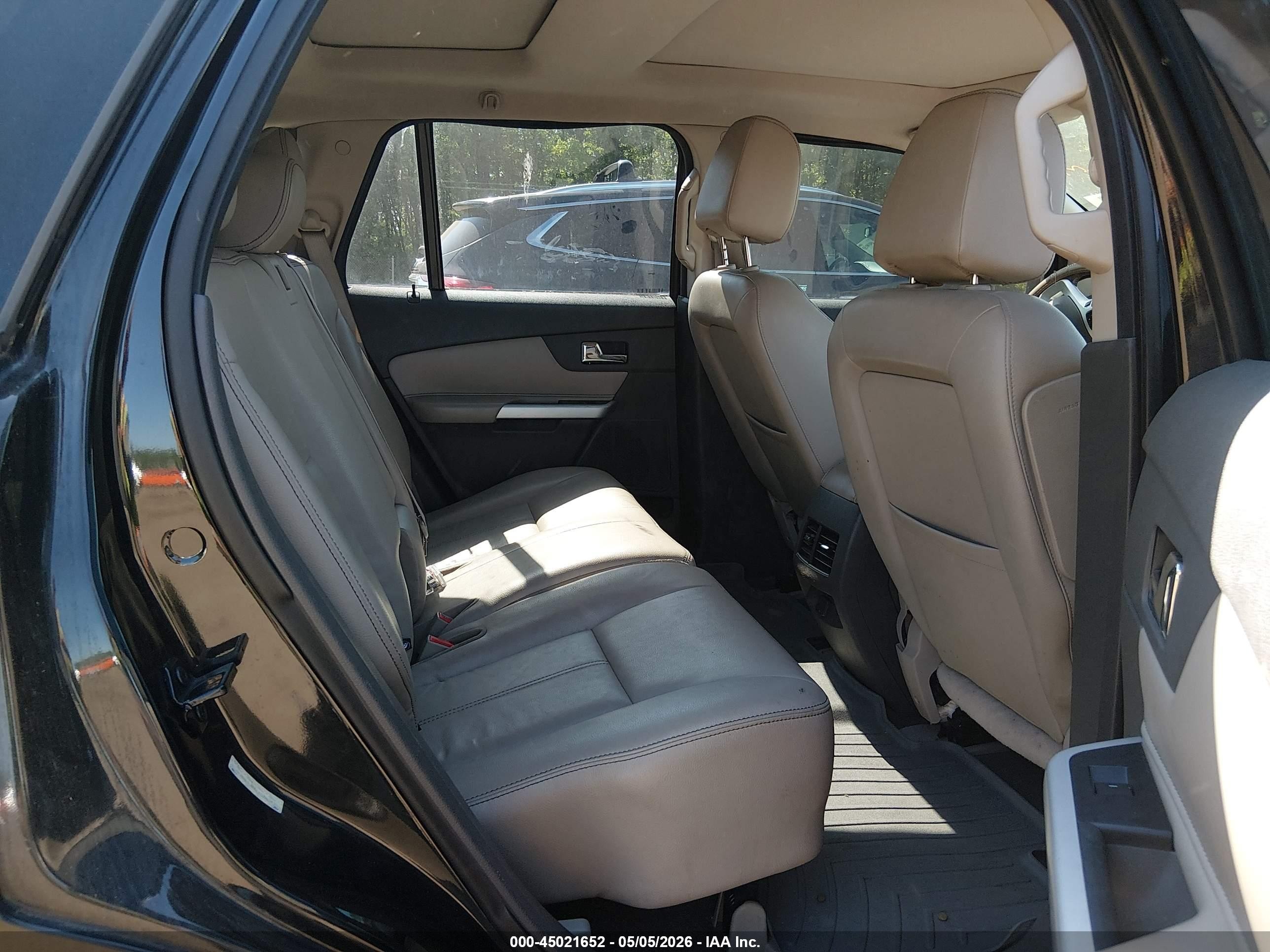 2012 Ford Edge Sel Black vin: 2FMDK4JC1CBA78345