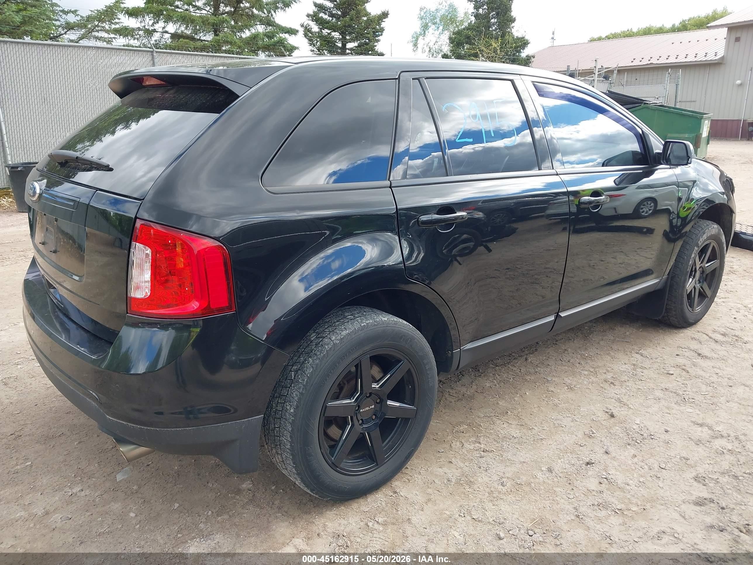 2012 Ford Edge Sel Black vin: 2FMDK4JC1CBA79639