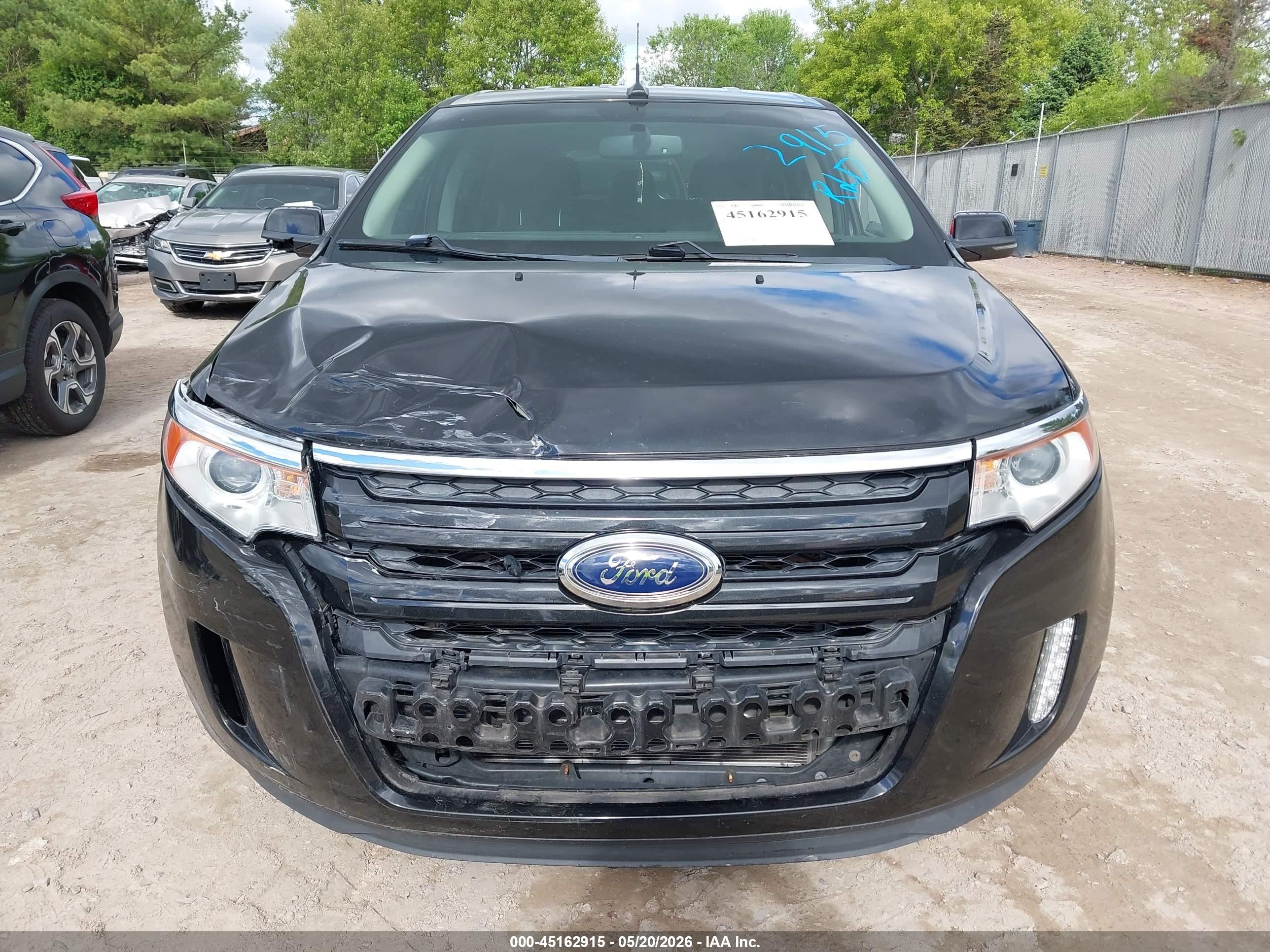 2012 Ford Edge Sel Black vin: 2FMDK4JC1CBA79639
