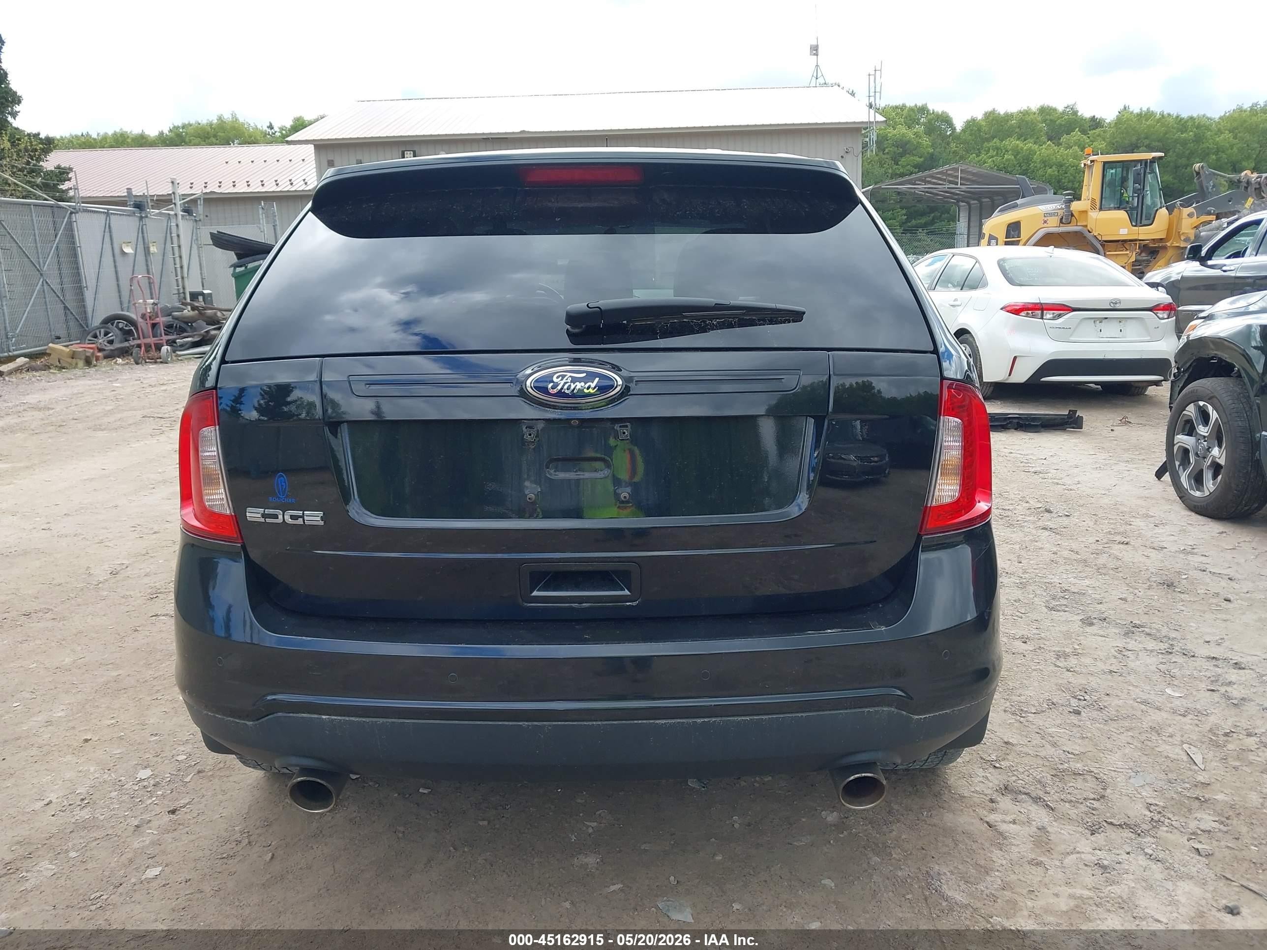 2012 Ford Edge Sel Black vin: 2FMDK4JC1CBA79639