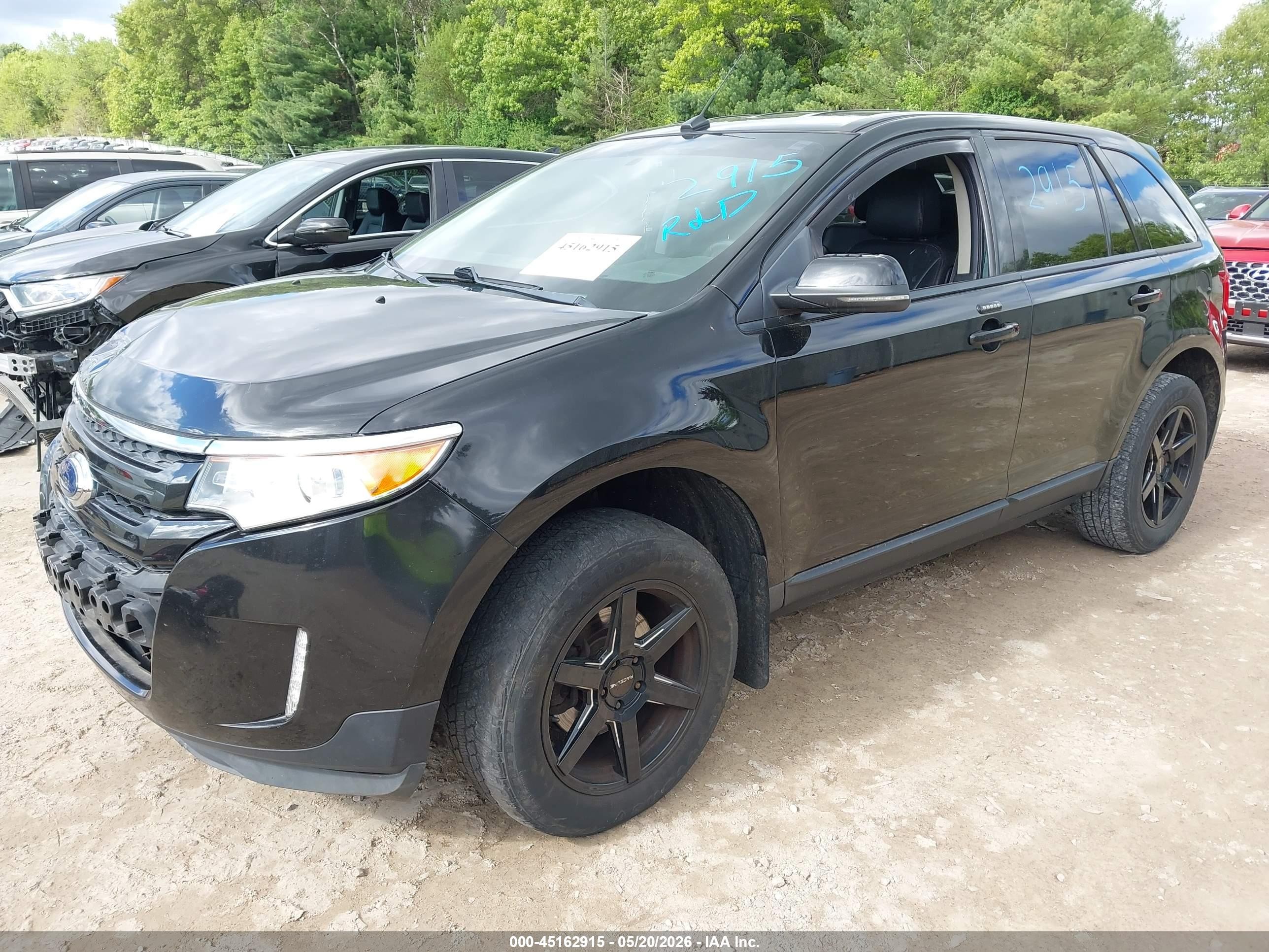 2012 Ford Edge Sel Black vin: 2FMDK4JC1CBA79639