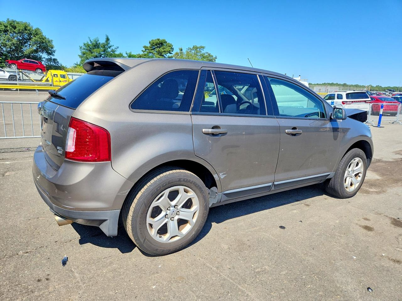2012 Ford Edge Sel Gray vin: 2FMDK4JC1CBA83058